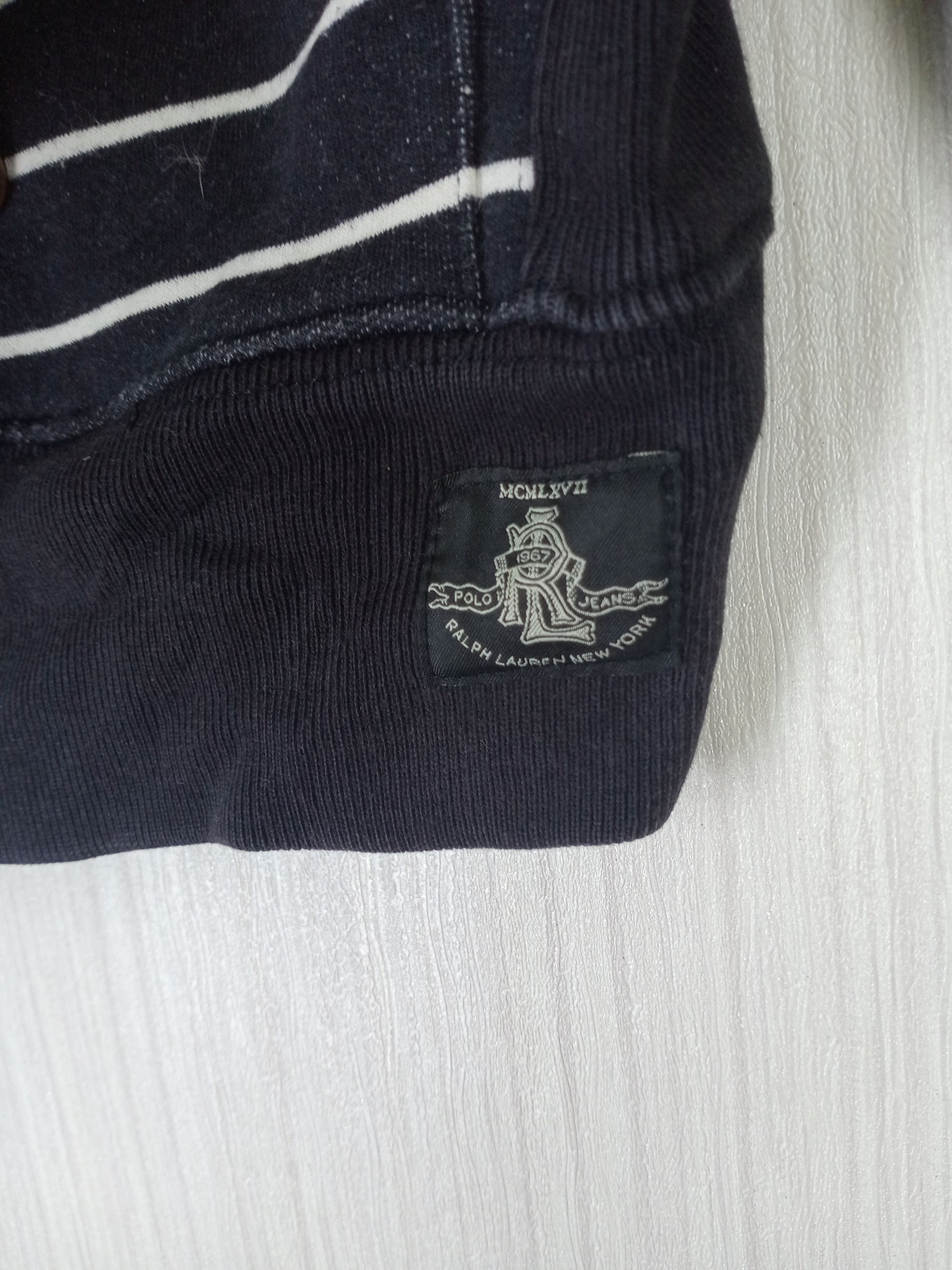 Polo Ralph Lauren RARE POLO JEANS RALPH LAUREN STRIPED HOODIE Size US XS / EU 42 / 0 - 3 Thumbnail