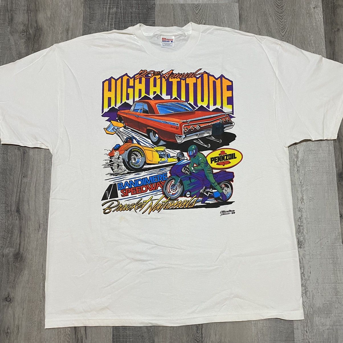 Vintage Vintage Bandimere Speedway High Altitude 1999 Dragster Tee ...