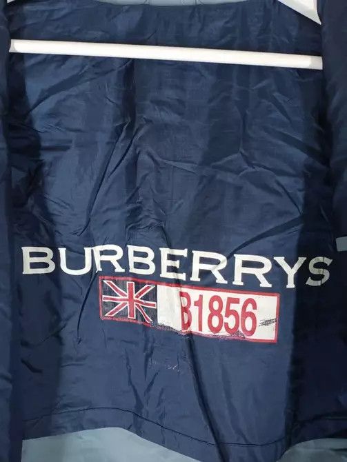 Burberry Rare Vintage Burberrys Sport Big Logo Jacket Size US L / EU 52-54 / 3 - 8 Thumbnail