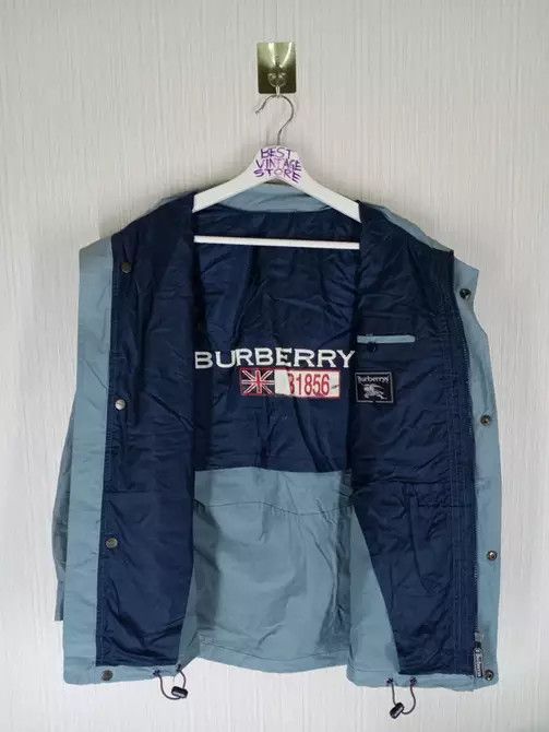 Burberry Rare Vintage Burberrys Sport Big Logo Jacket Size US L / EU 52-54 / 3 - 1 Thumbnail