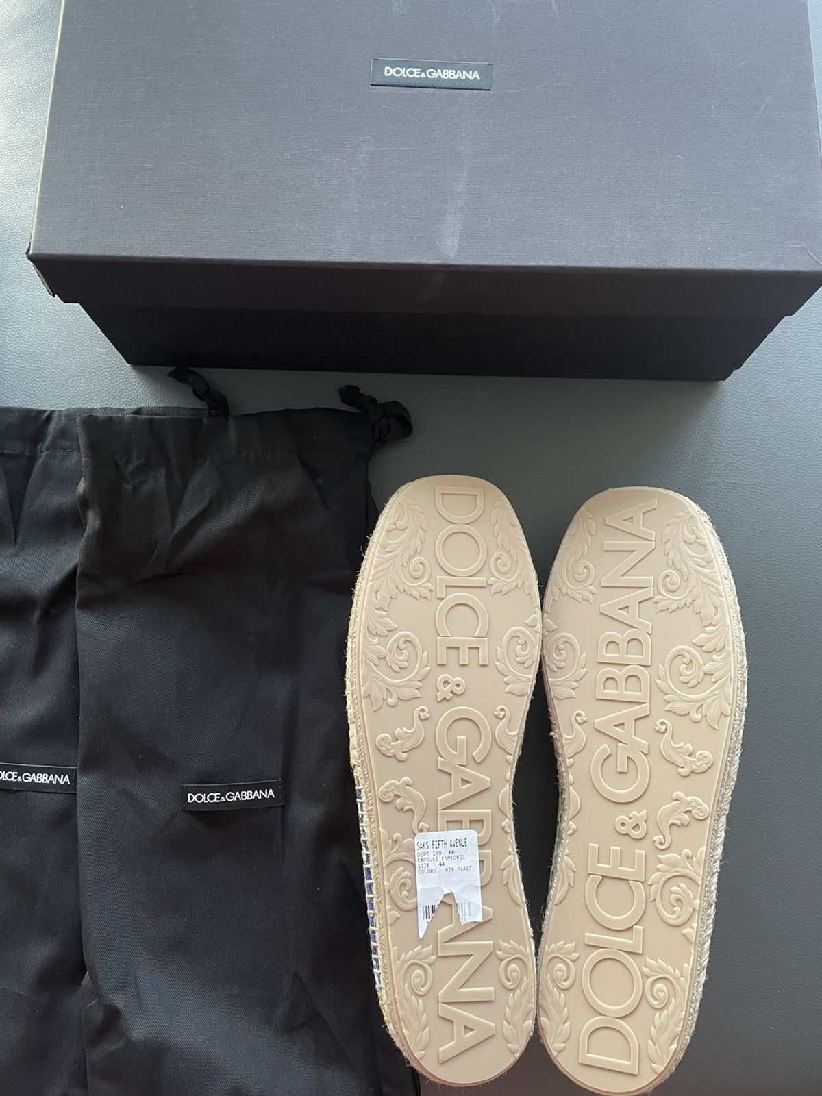 Dolce & Gabbana Rare Brand New SuperRunway Limited DG Logo Espadrilles Size US 10 / EU 43 - 20 Thumbnail