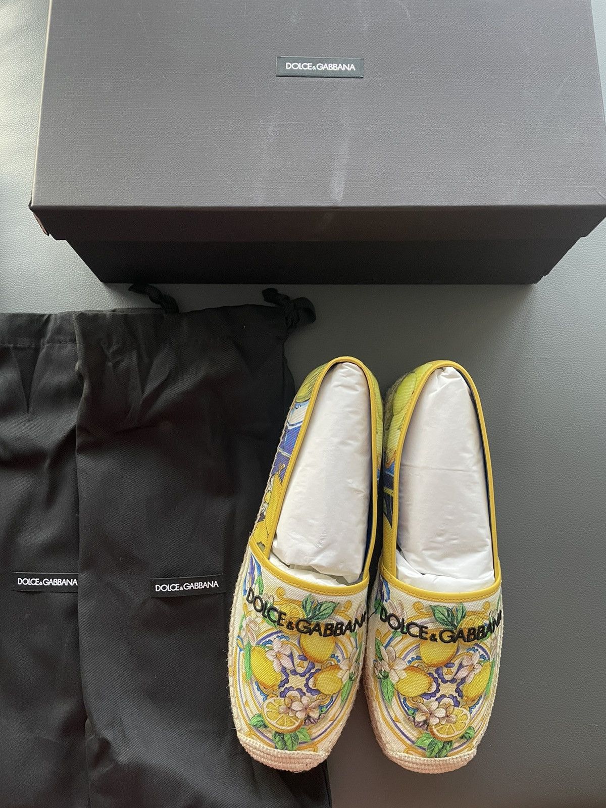 Dolce & Gabbana Rare Brand New SuperRunway Limited DG Logo Espadrilles Size US 10 / EU 43 - 11 Thumbnail