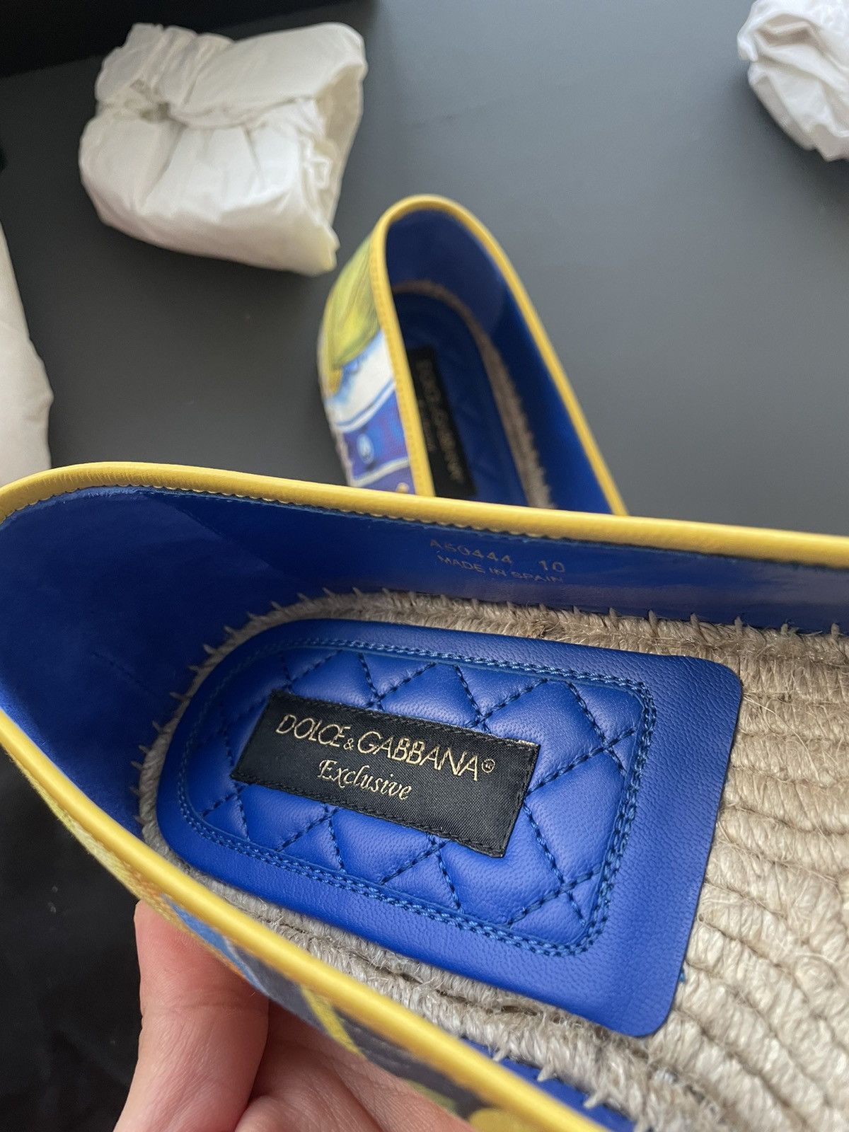 Dolce & Gabbana Rare Brand New SuperRunway Limited DG Logo Espadrilles Size US 10 / EU 43 - 22 Thumbnail