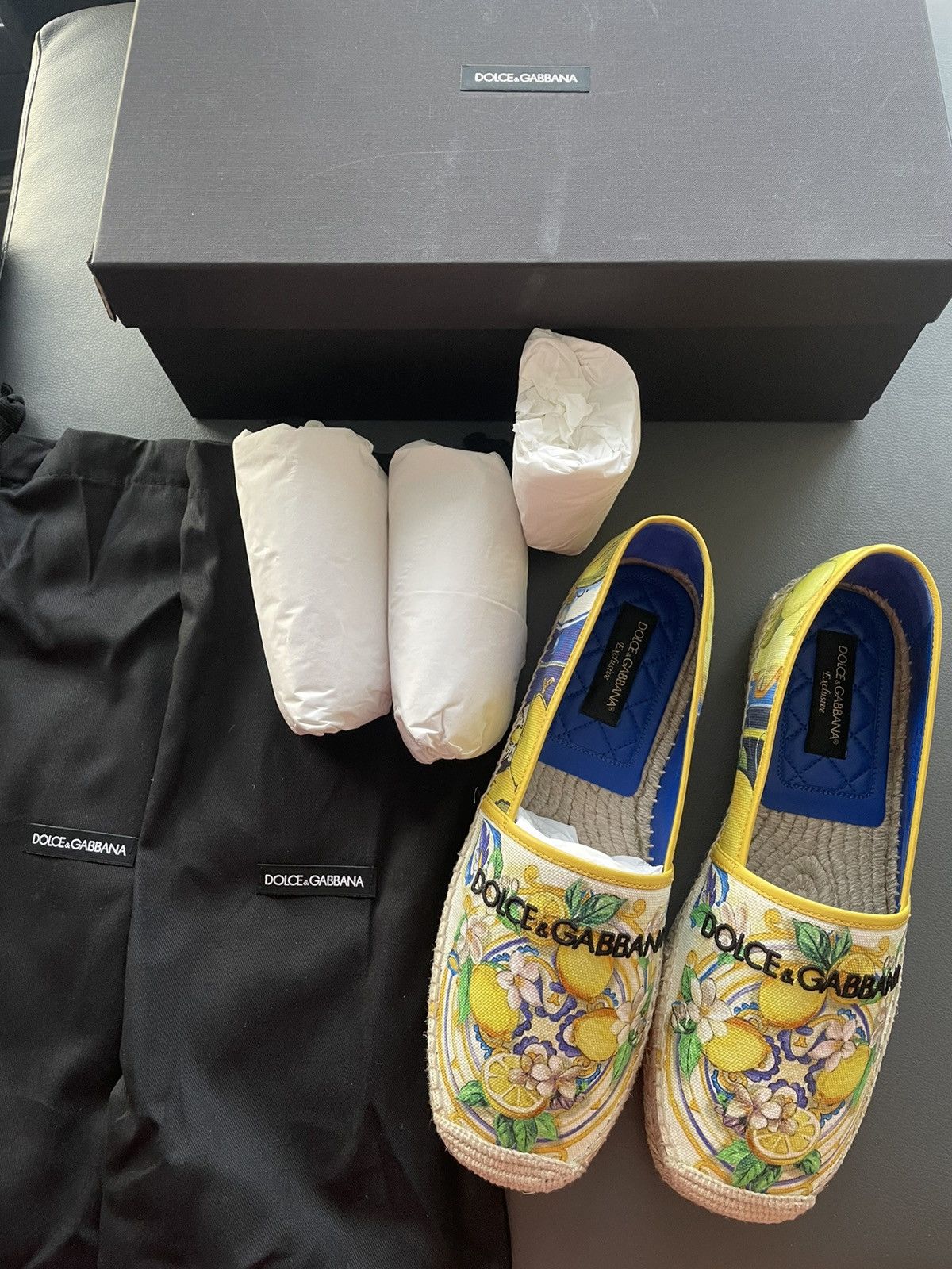 Dolce & Gabbana Rare Brand New SuperRunway Limited DG Logo Espadrilles Size US 10 / EU 43 - 3 Thumbnail