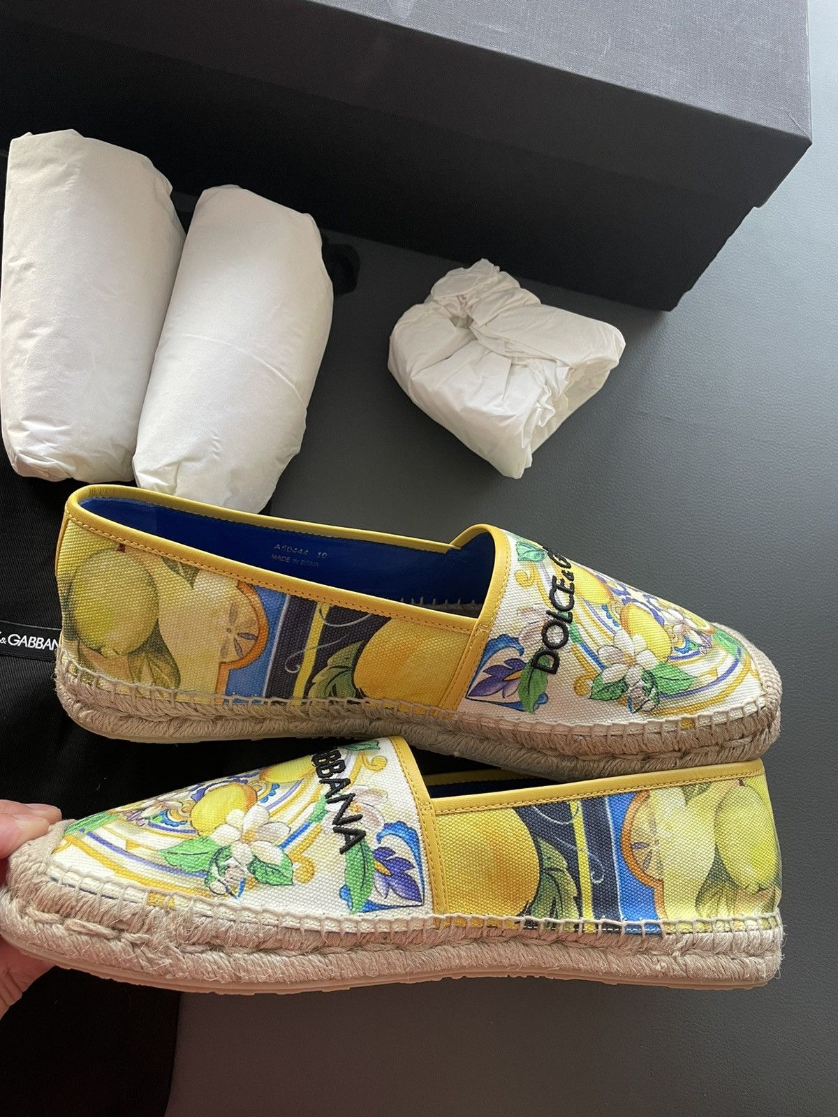 Dolce & Gabbana Rare Brand New SuperRunway Limited DG Logo Espadrilles Size US 10 / EU 43 - 5 Thumbnail