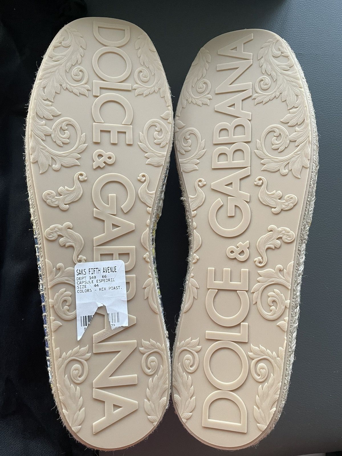 Dolce & Gabbana Rare Brand New SuperRunway Limited DG Logo Espadrilles Size US 10 / EU 43 - 7 Thumbnail