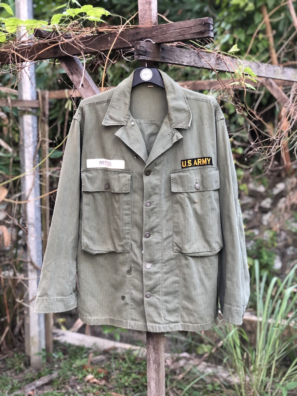 Vintage Vintage 40 s US ARMY M43 HBT 13star Button Grailed