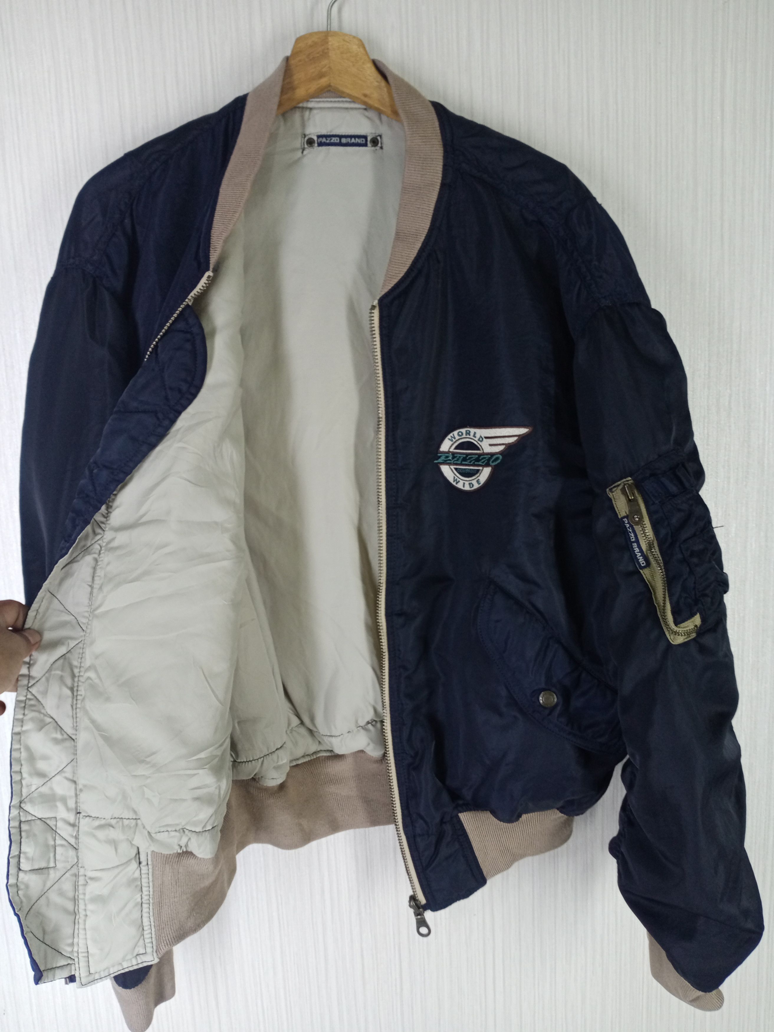 Japanese Brand Vintage Pazzo Company Pazzo Brand Bombers Jacket Size US L / EU 52-54 / 3 - 9 Thumbnail