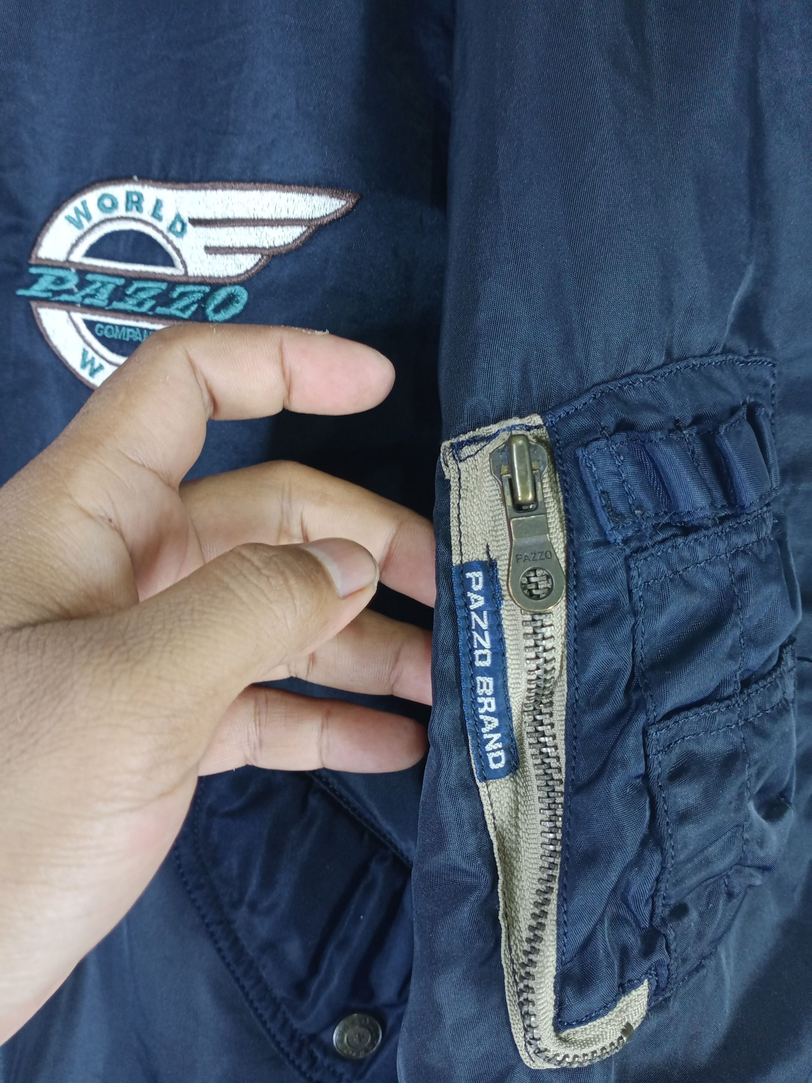 Japanese Brand Vintage Pazzo Company Pazzo Brand Bombers Jacket Size US L / EU 52-54 / 3 - 4 Thumbnail