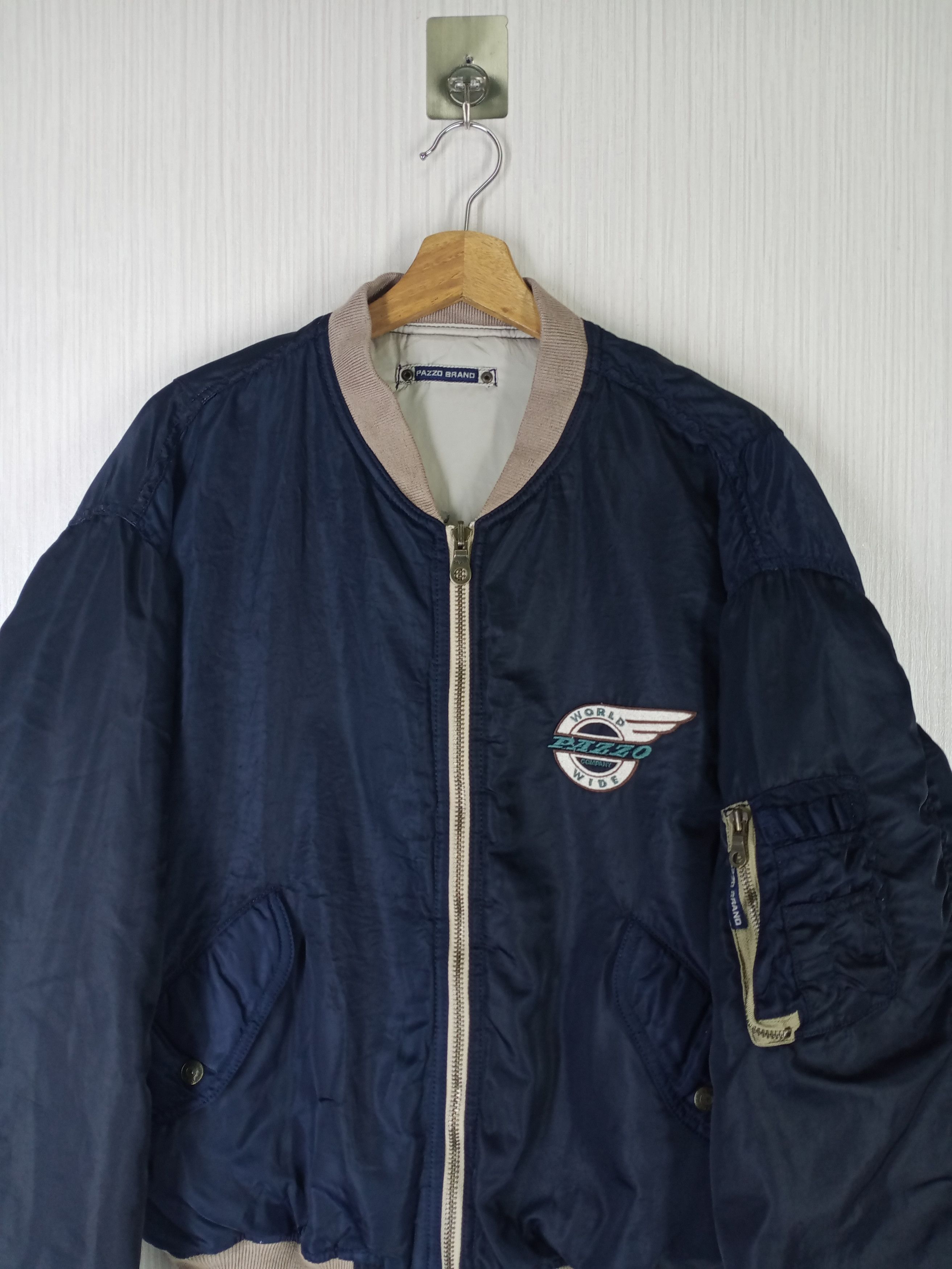 Japanese Brand Vintage Pazzo Company Pazzo Brand Bombers Jacket Size US L / EU 52-54 / 3 - 5 Thumbnail