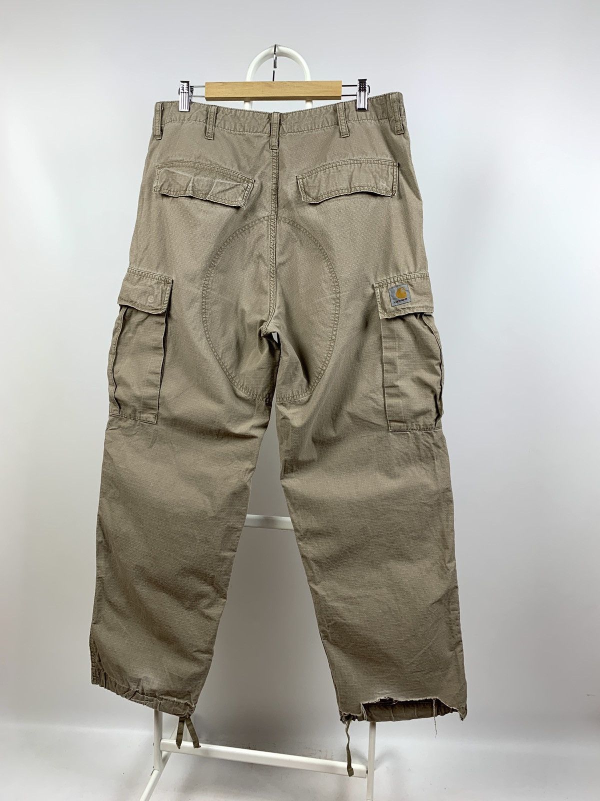 Carhartt Vintage Carhartt WIP Distressed Cargo Pants Travis Style Size US 33 - 6 Thumbnail