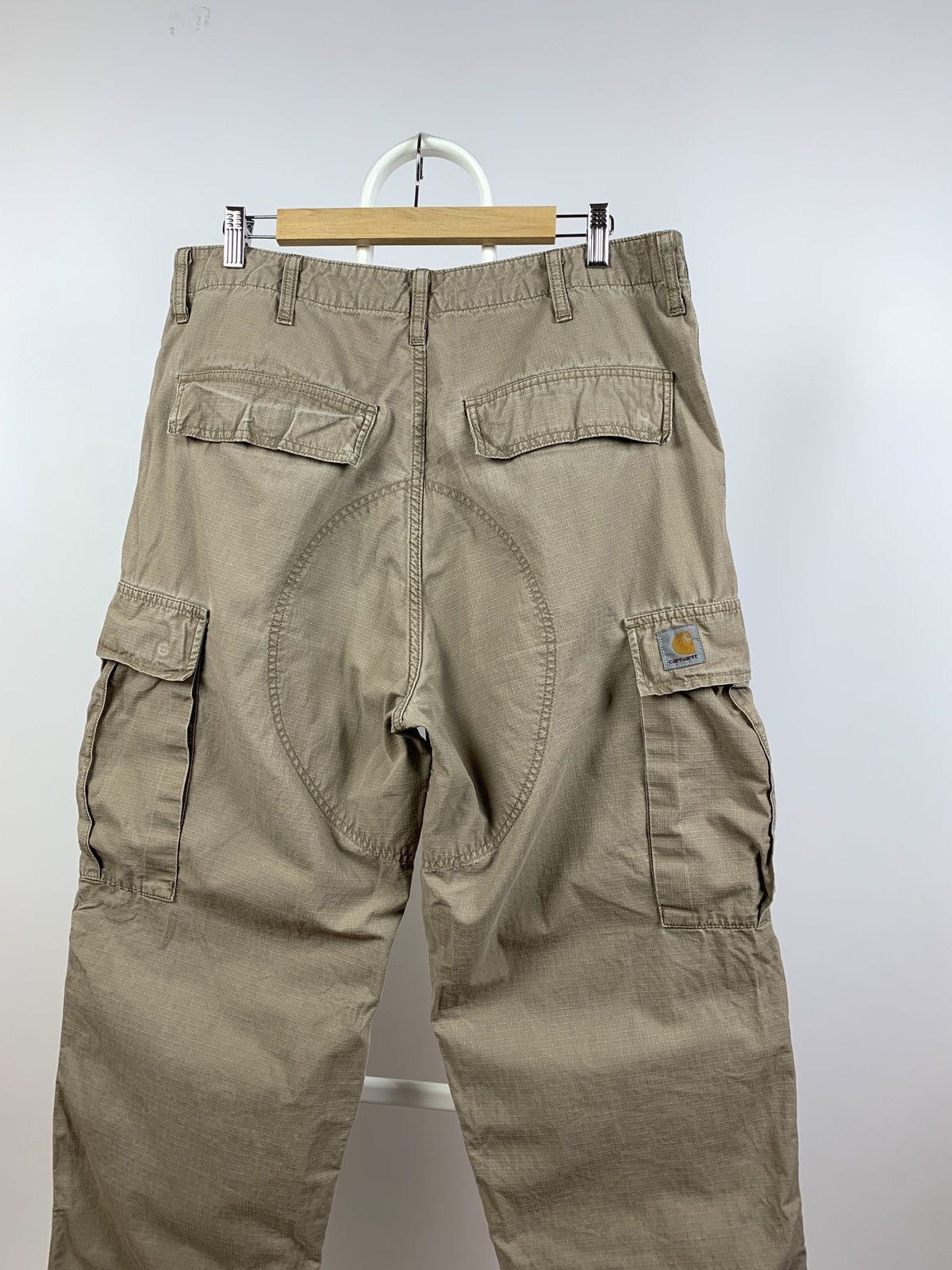 Carhartt Vintage Carhartt WIP Distressed Cargo Pants Travis Style Size US 33 - 8 Thumbnail