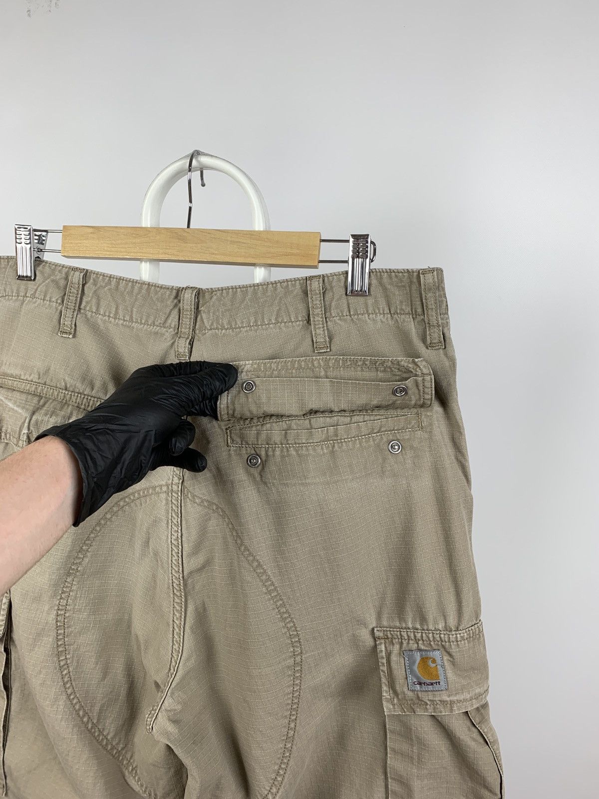 Carhartt Vintage Carhartt WIP Distressed Cargo Pants Travis Style Size US 33 - 22 Thumbnail