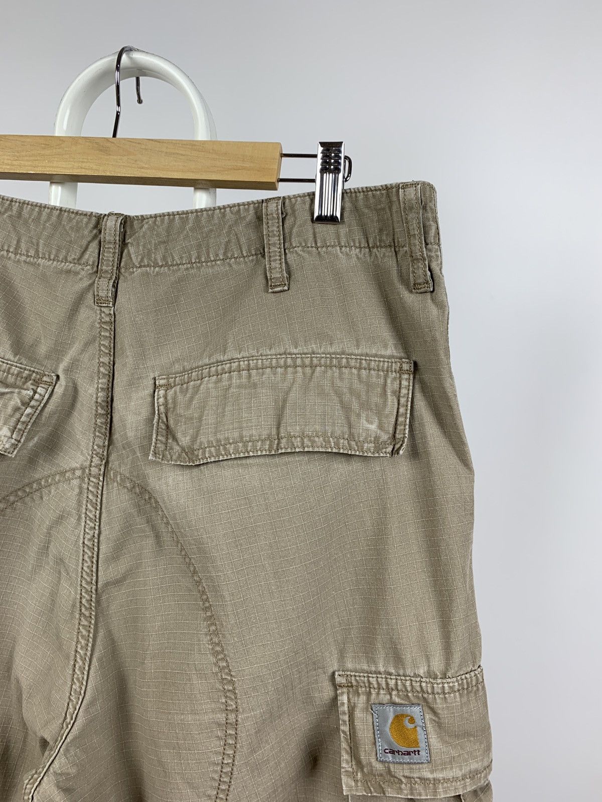 Carhartt Vintage Carhartt WIP Distressed Cargo Pants Travis Style Size US 33 - 11 Thumbnail