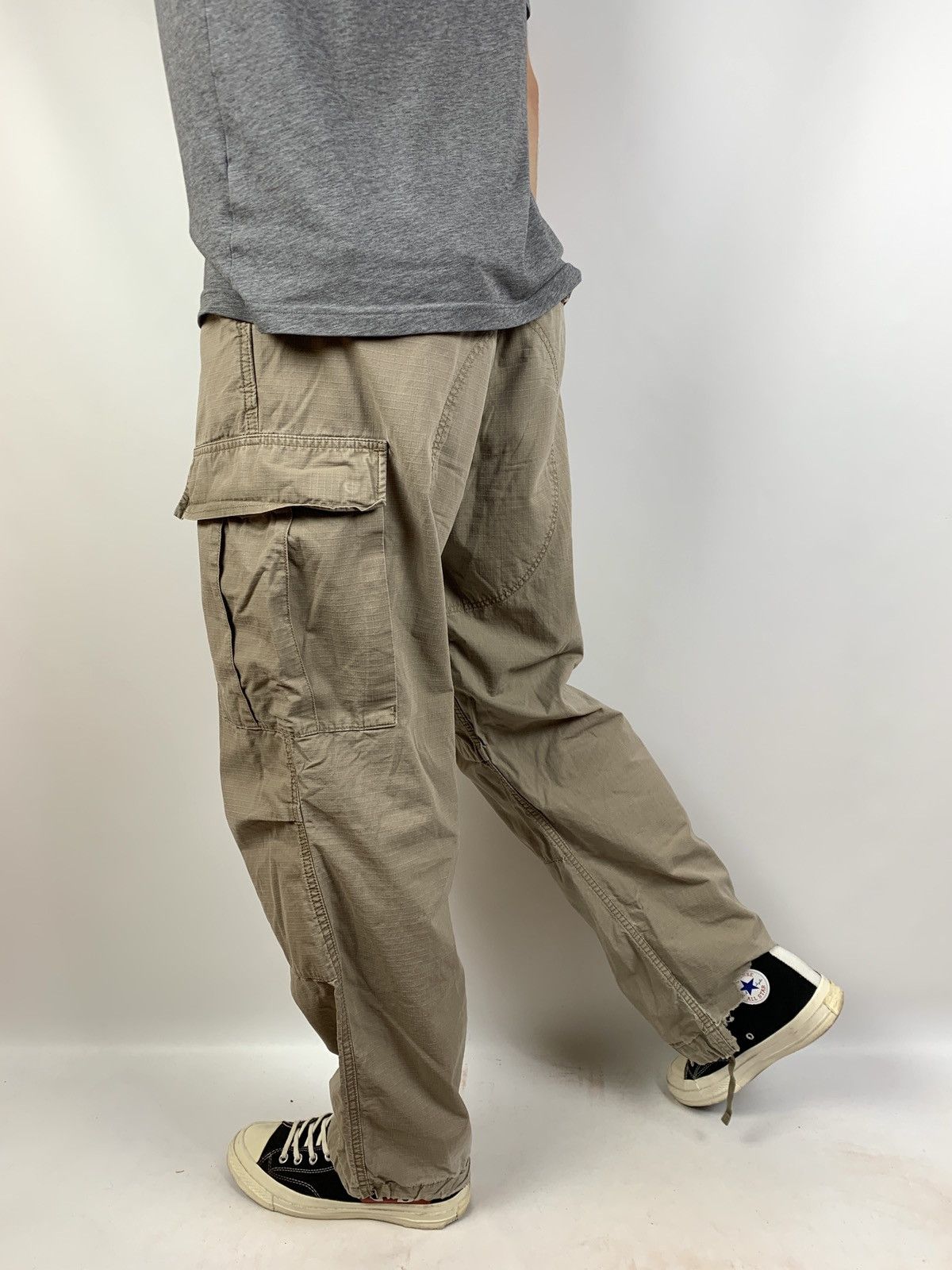 Carhartt Vintage Carhartt WIP Distressed Cargo Pants Travis Style Size US 33 - 5 Thumbnail