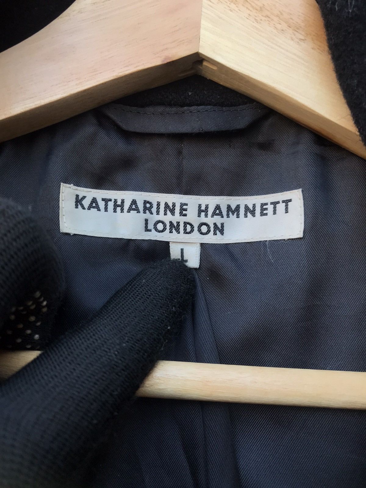 Katharine Hamnett London Katharine Hamnett wool zipper hoodie jacket Size US L / EU 52-54 / 3 - 10 Thumbnail