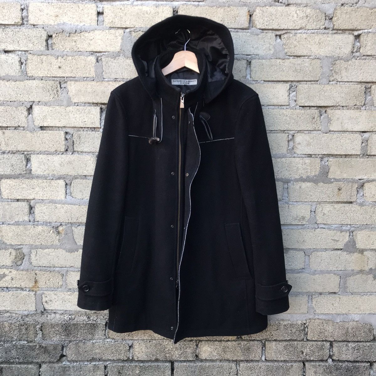 Katharine Hamnett London Katharine Hamnett wool zipper hoodie jacket Size US L / EU 52-54 / 3 - 5 Thumbnail