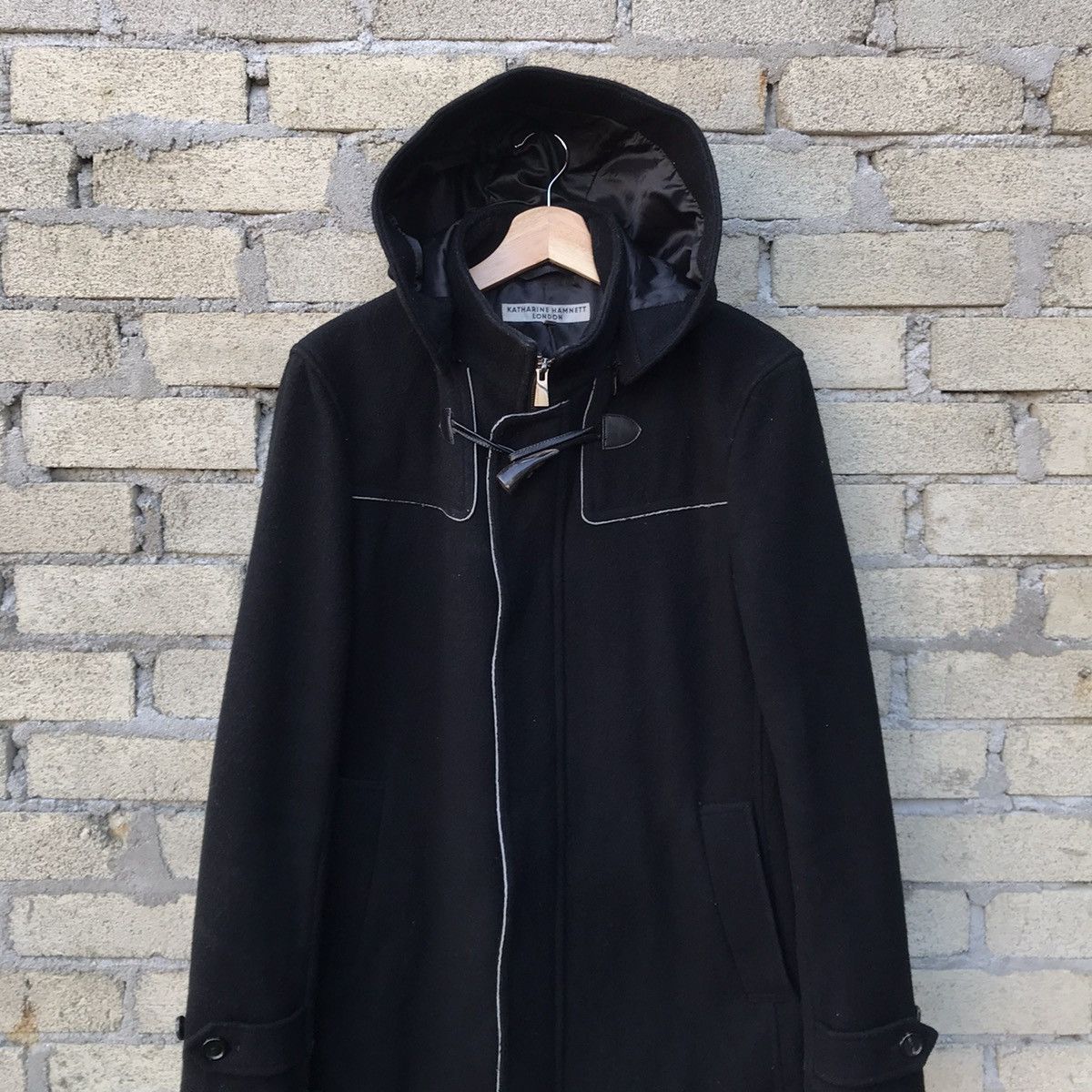 Katharine Hamnett London Katharine Hamnett wool zipper hoodie jacket Size US L / EU 52-54 / 3 - 3 Thumbnail