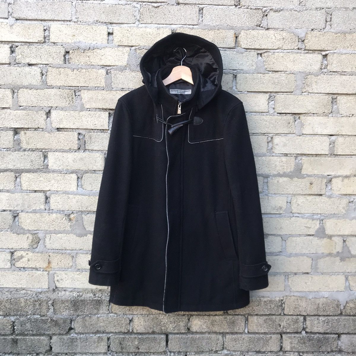 Katharine Hamnett London Katharine Hamnett wool zipper hoodie jacket Size US L / EU 52-54 / 3 - 1 Thumbnail