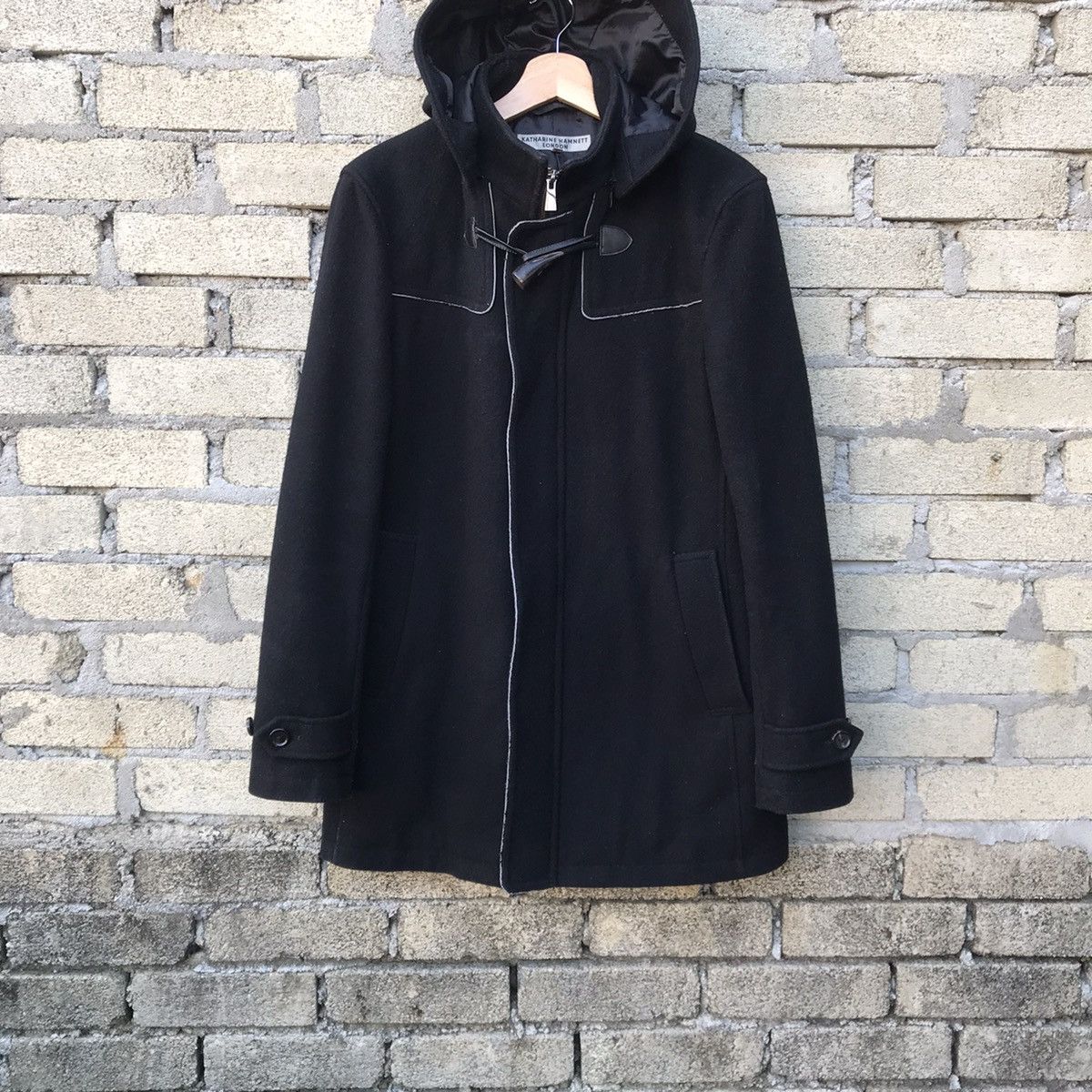 Katharine Hamnett London Katharine Hamnett wool zipper hoodie jacket Size US L / EU 52-54 / 3 - 2 Thumbnail
