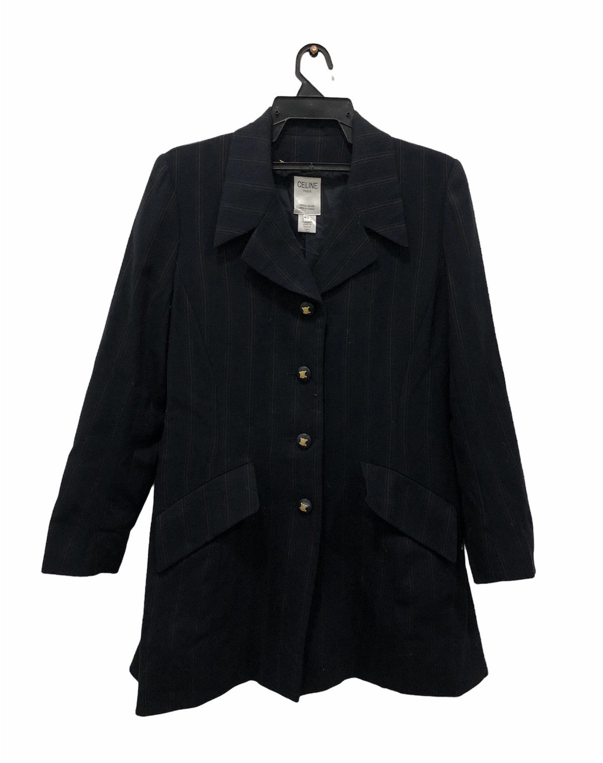 Celine CELINE PARIS LONG COAT Size US S / EU 44-46 / 1 - 1 Thumbnail