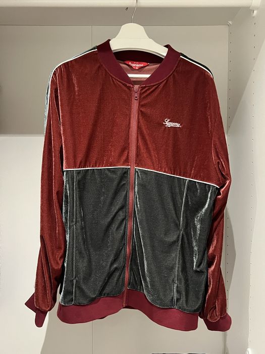 Supreme Supreme Velour Track Jacket | Grailed