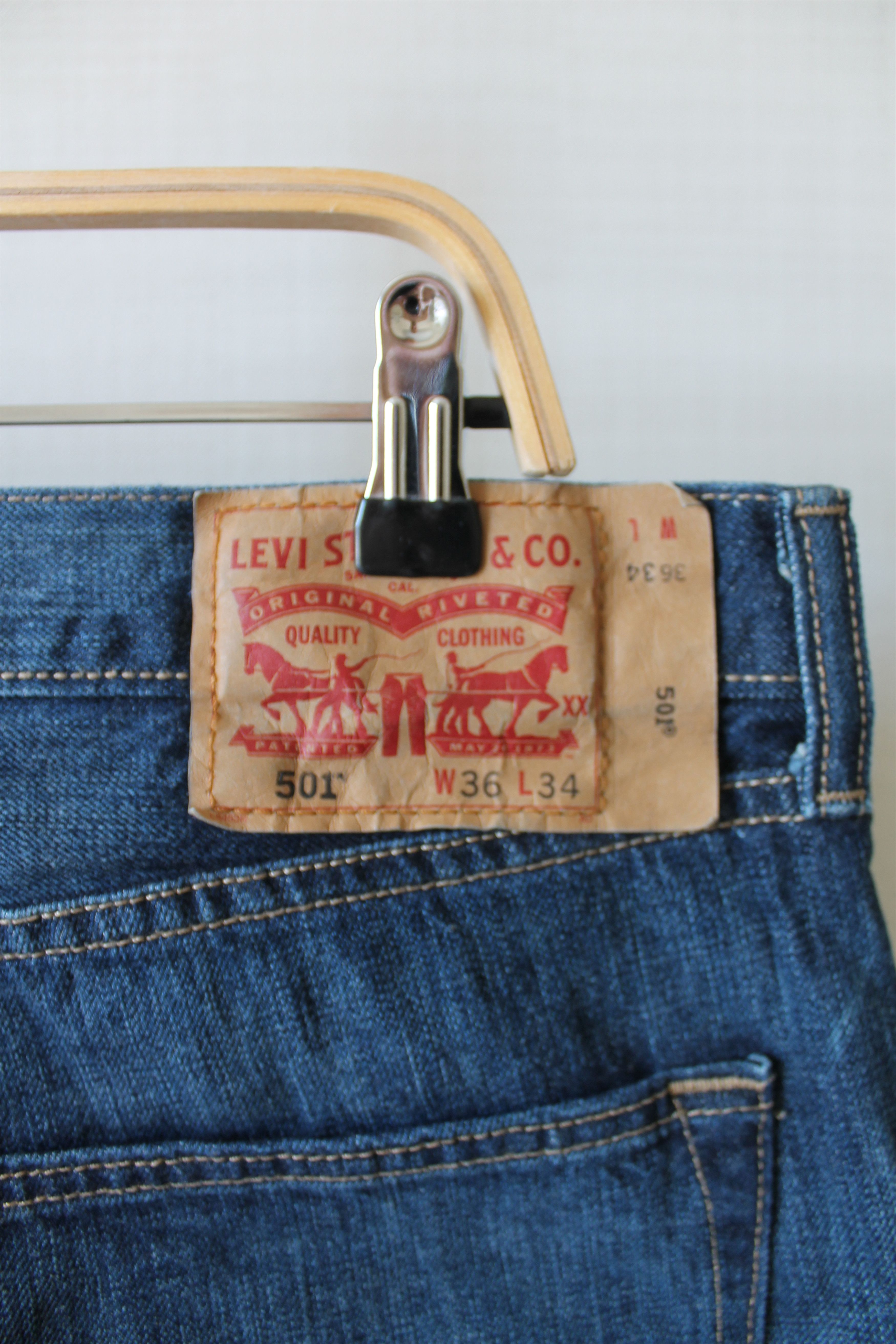Levi's Levi's 501 36 x 34 Made In Haiti Faded Denim Pants jeans Size US 36 / EU 52 - 9 Thumbnail