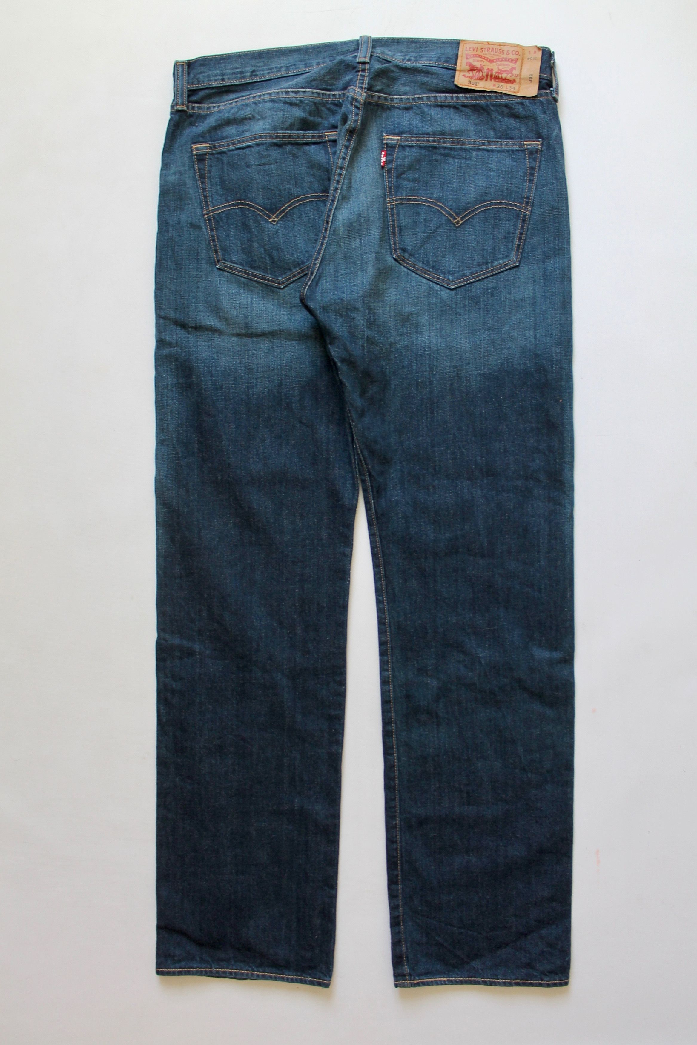 Levi's Levi's 501 36 x 34 Made In Haiti Faded Denim Pants jeans Size US 36 / EU 52 - 18 Thumbnail