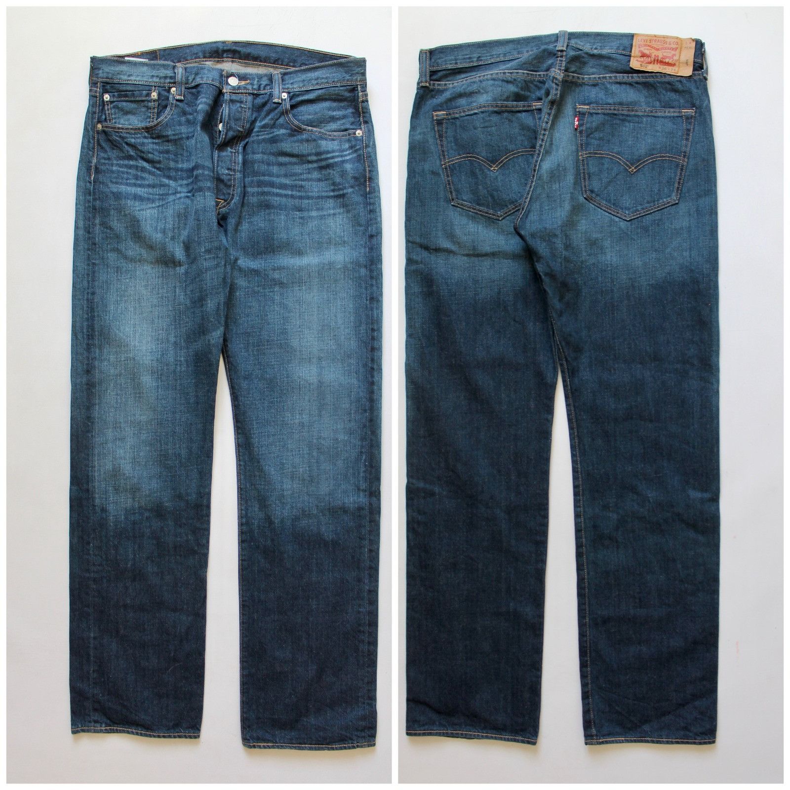 Levi's Levi's 501 36 x 34 Made In Haiti Faded Denim Pants jeans Size US 36 / EU 52 - 1 Thumbnail