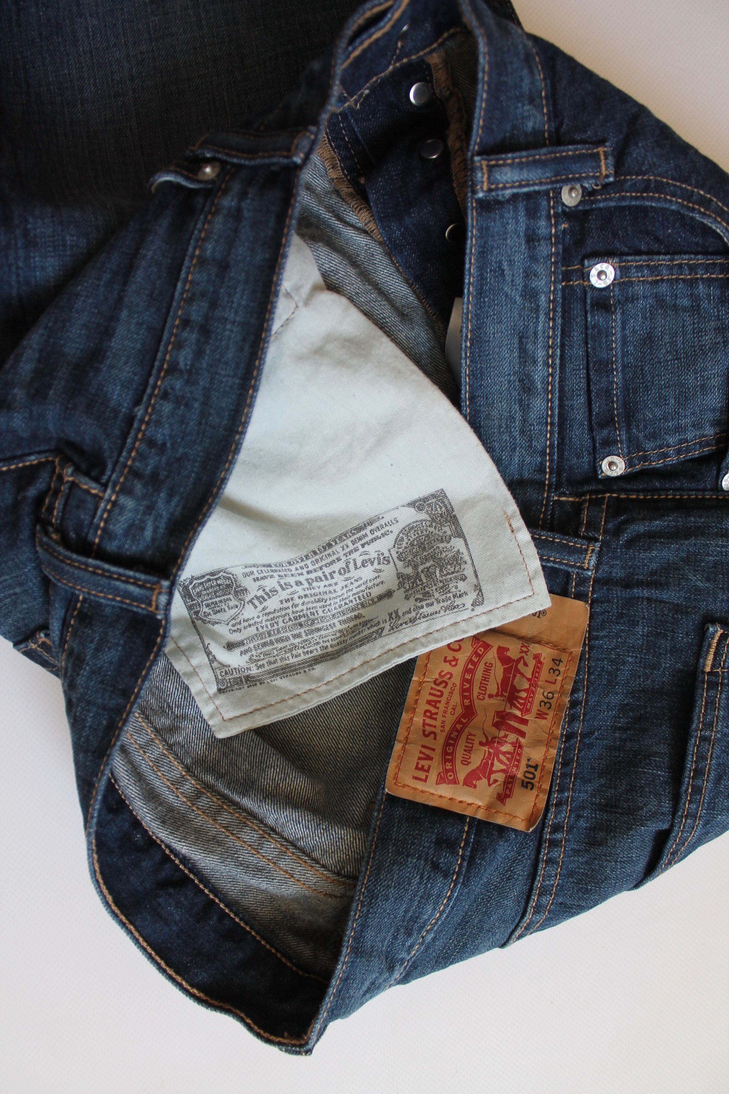 Levi's Levi's 501 36 x 34 Made In Haiti Faded Denim Pants jeans Size US 36 / EU 52 - 17 Thumbnail