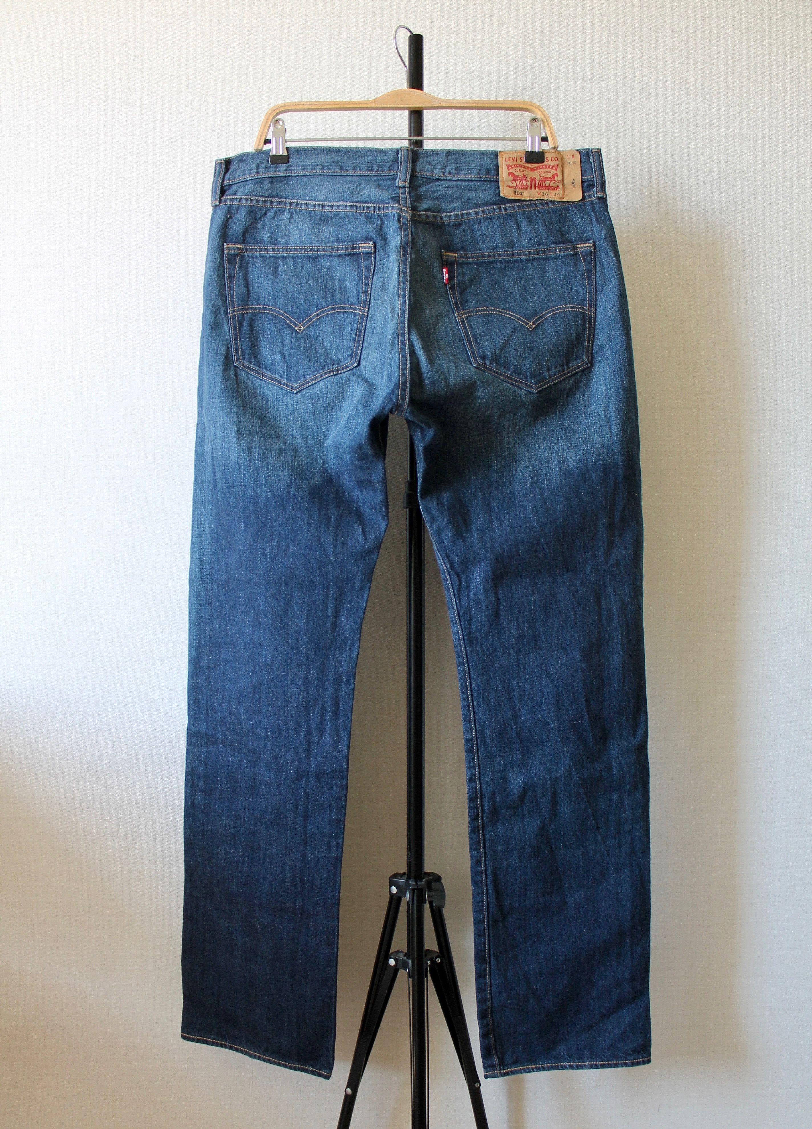 Levi's Levi's 501 36 x 34 Made In Haiti Faded Denim Pants jeans Size US 36 / EU 52 - 6 Thumbnail