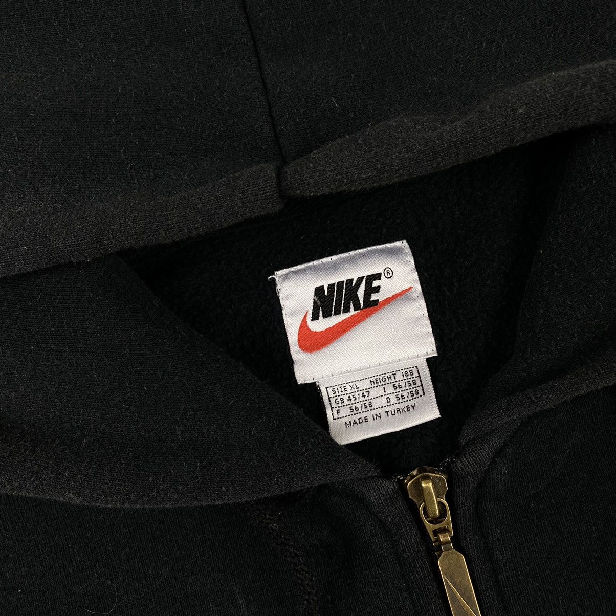 Nike Nike 90’s Swoosh Logo Full Zip Hoodie [XL] Size US XL / EU 56 / 4 - 3 Thumbnail
