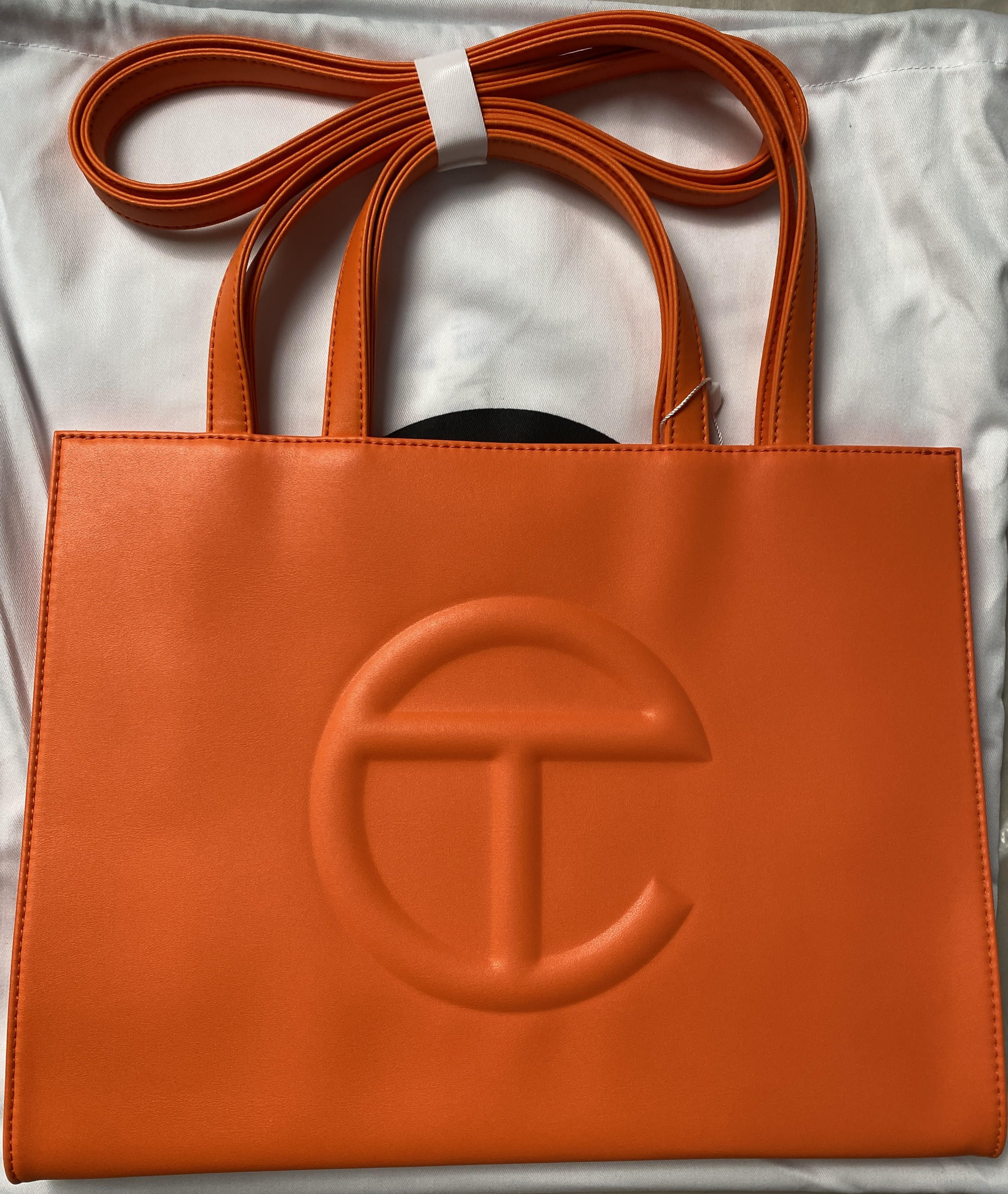 Telfar medium shopping bag tote -orange Size ONE SIZE - 1 Thumbnail