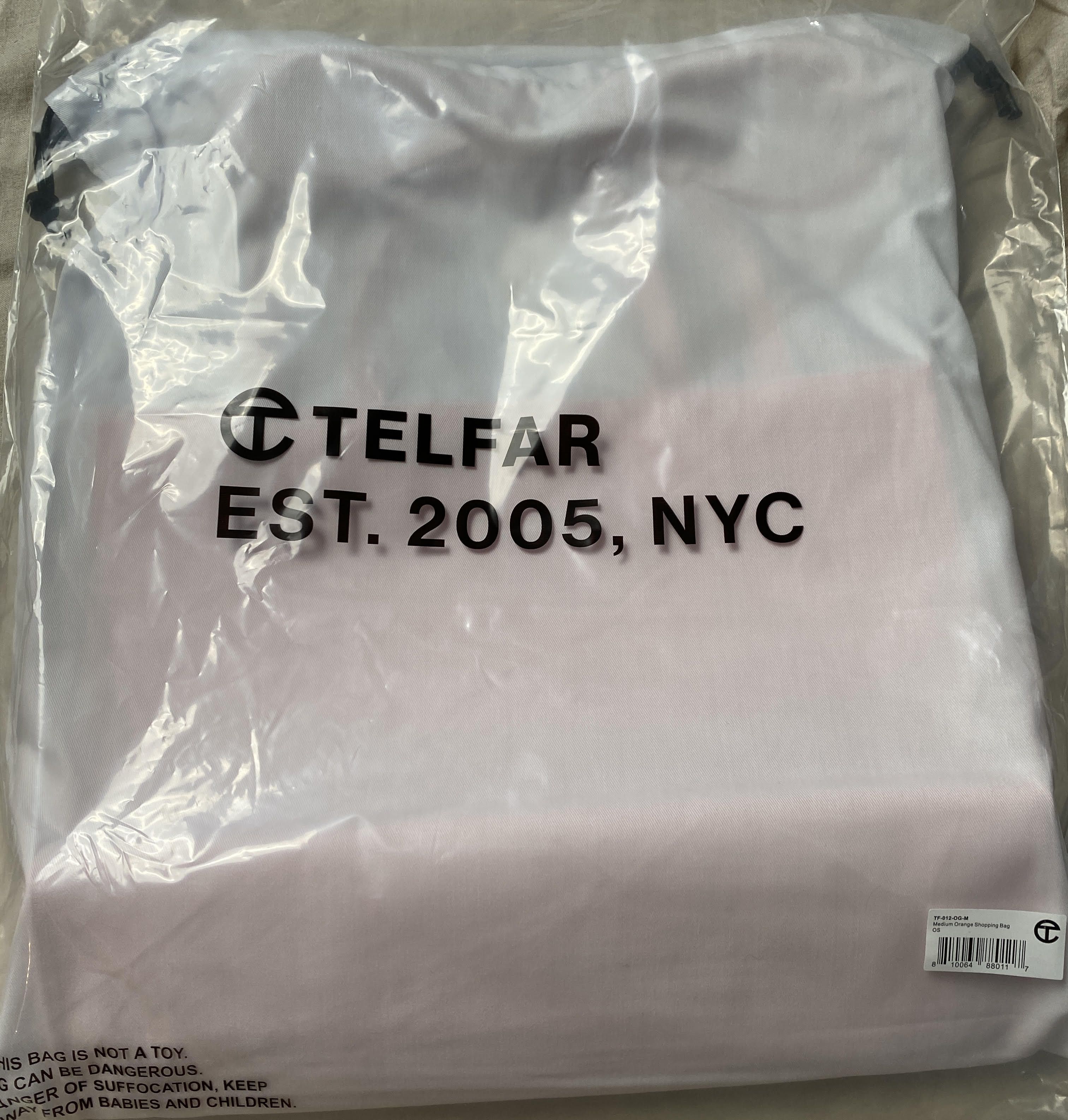 Telfar medium shopping bag tote -orange Size ONE SIZE - 4 Thumbnail