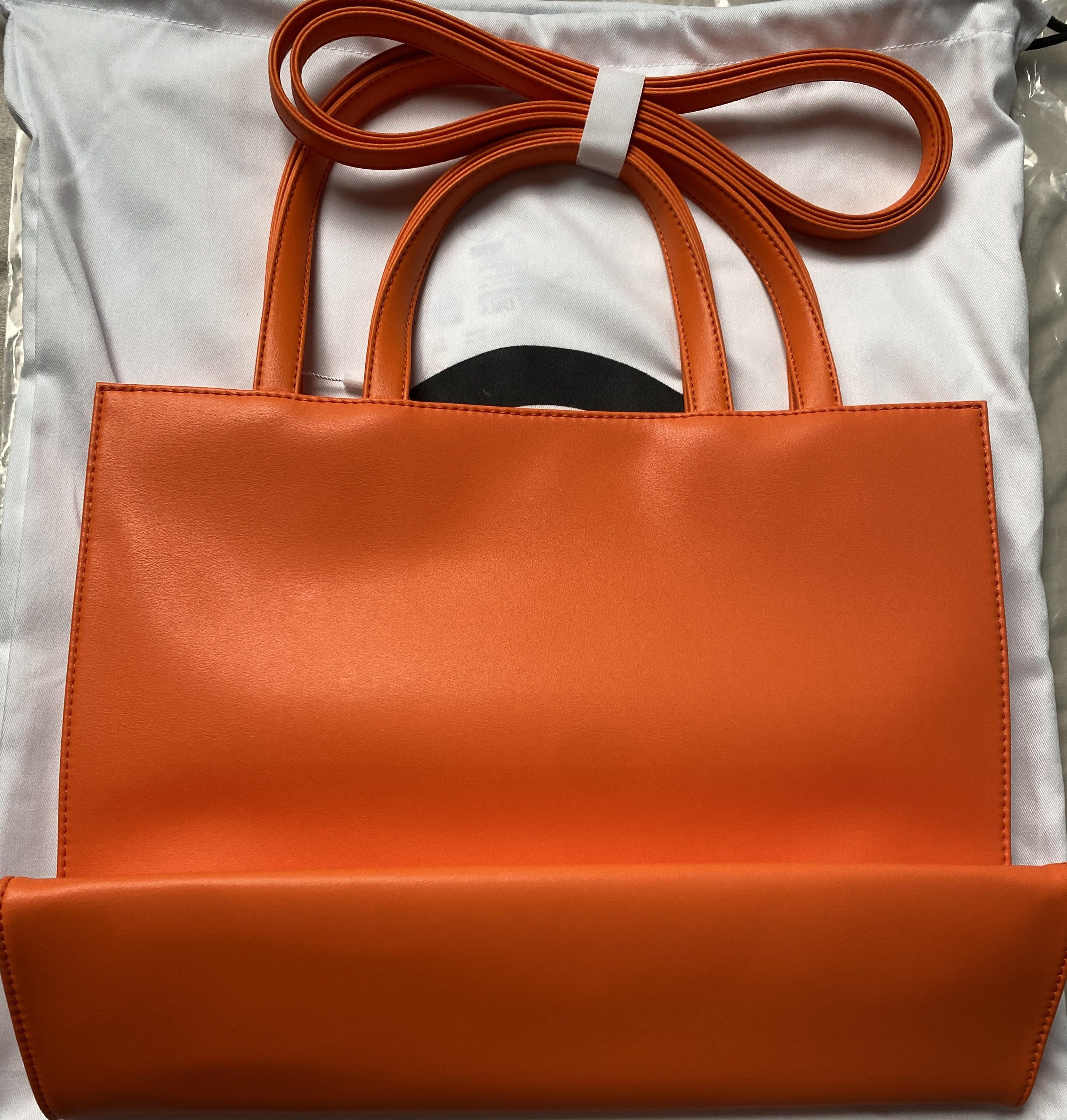 Telfar medium shopping bag tote -orange Size ONE SIZE - 7 Thumbnail