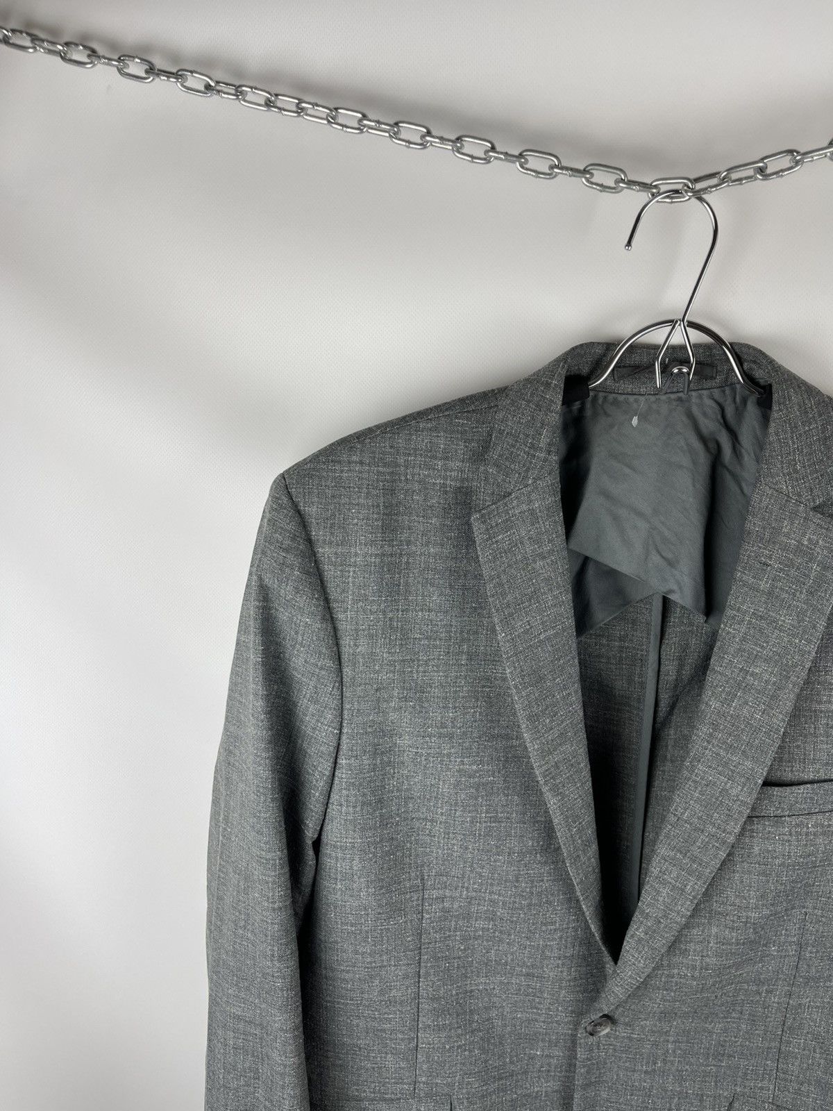 Samsoe Samsoe RRR 300$! Samsoe & Samsoe wool linen unlined Louis blazer Size 42R - 2 Thumbnail