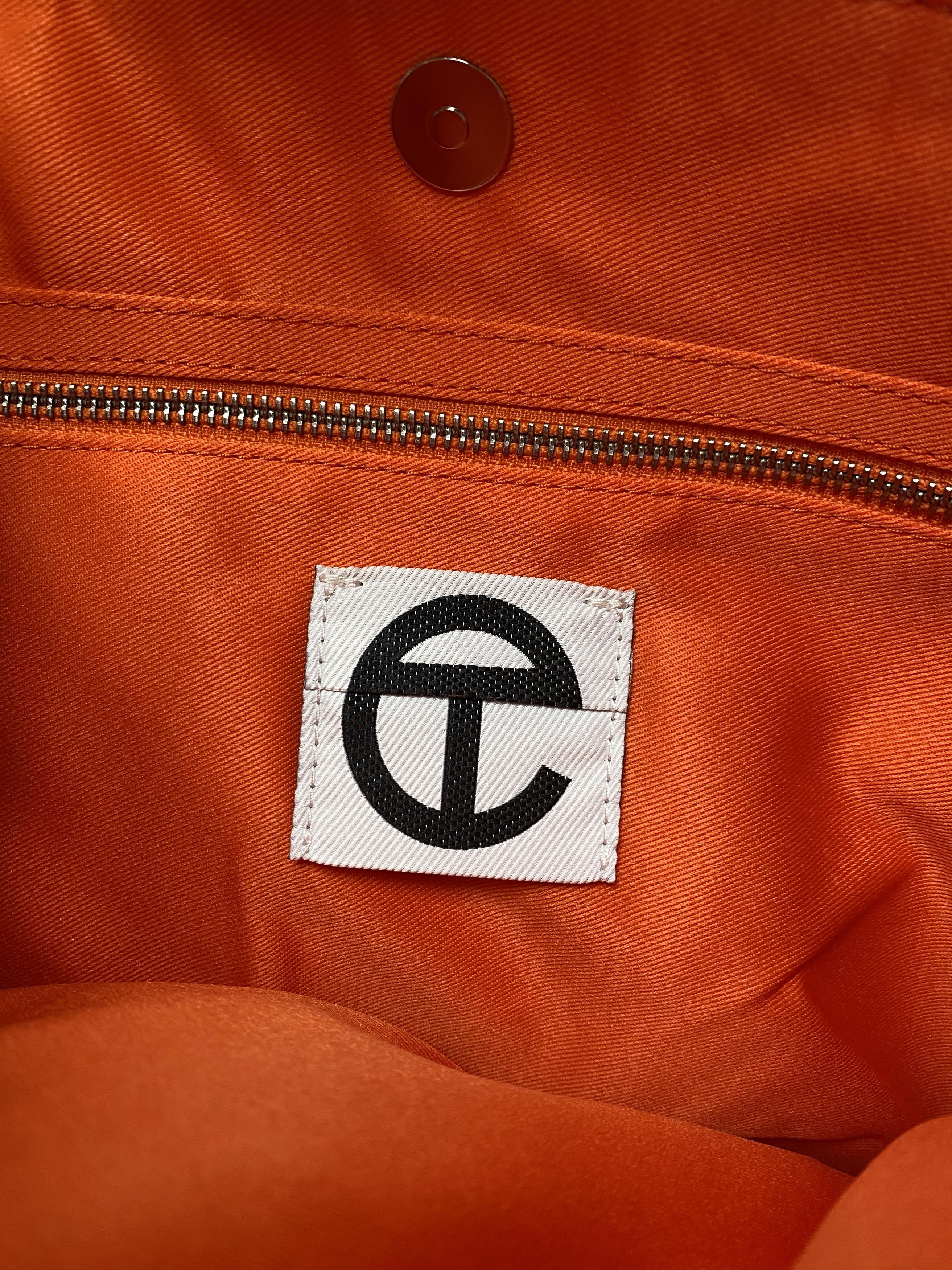 Telfar telfar orange large shopping bag tote Size ONE SIZE - 6 Thumbnail
