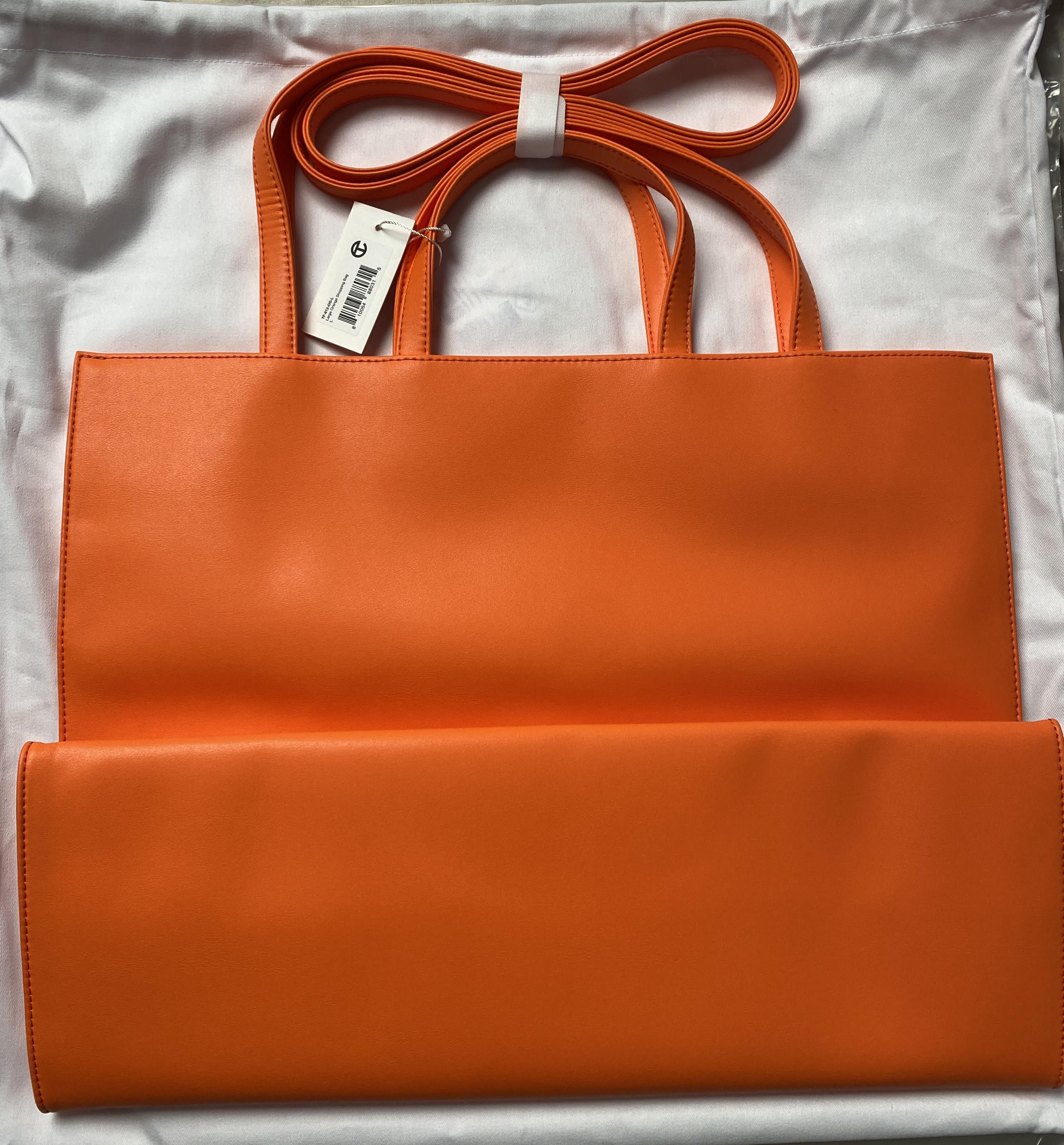 Telfar telfar orange large shopping bag tote Size ONE SIZE - 3 Thumbnail