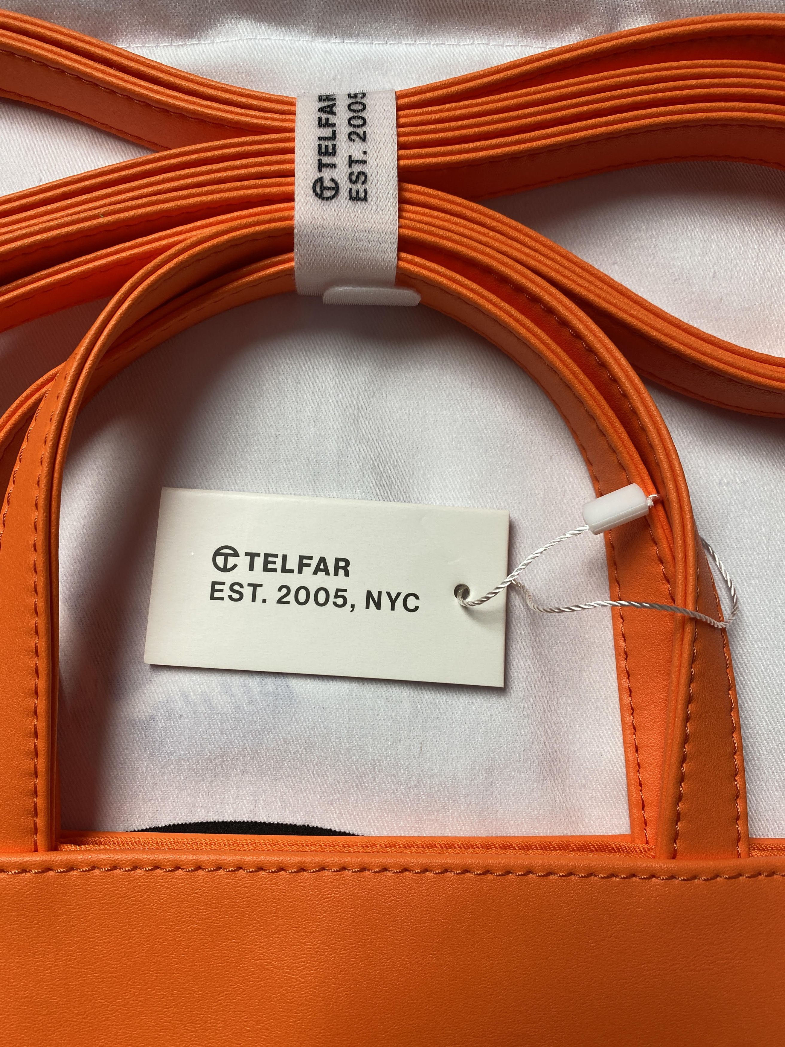 Telfar telfar orange large shopping bag tote Size ONE SIZE - 4 Thumbnail