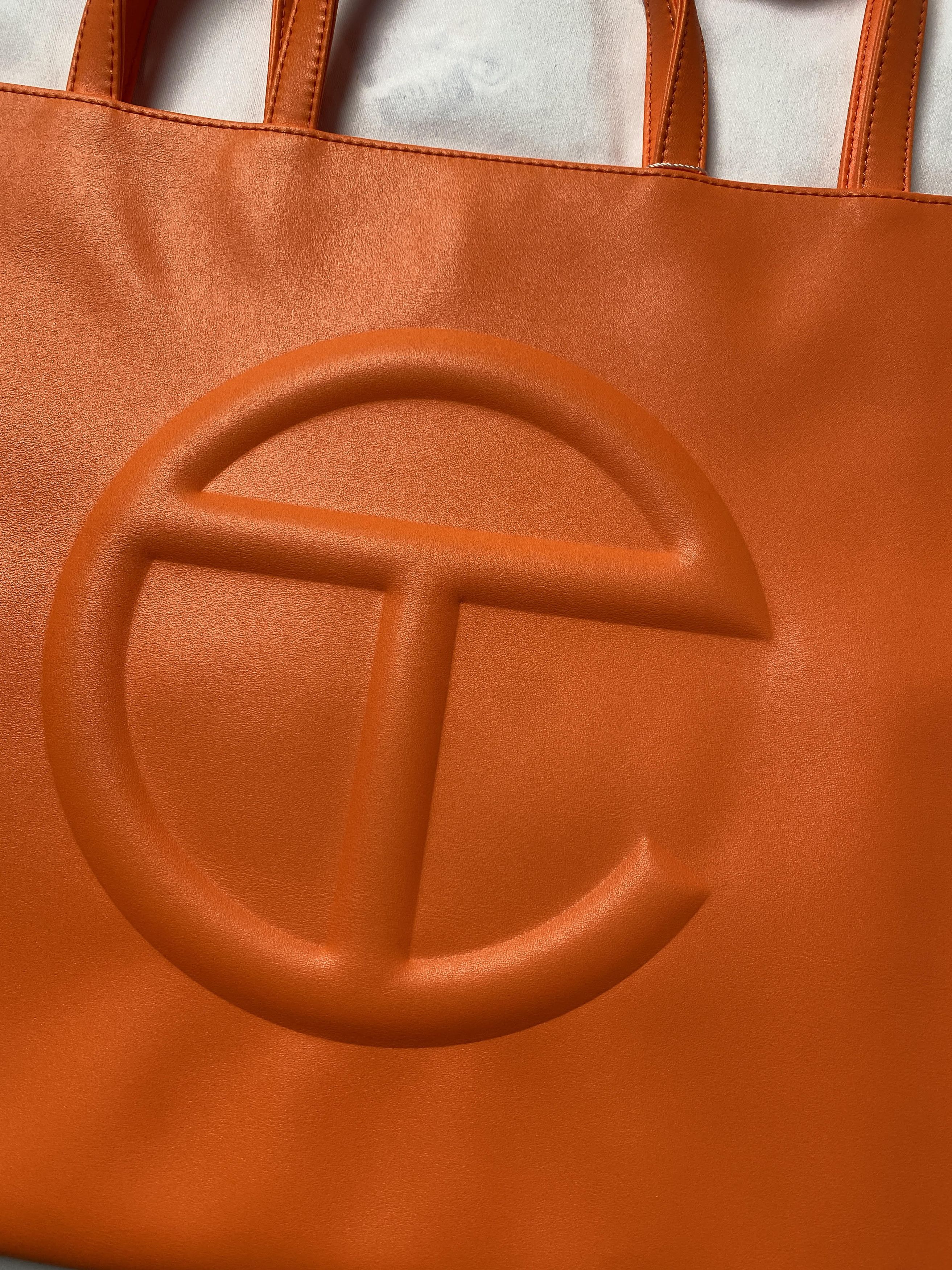 Telfar telfar orange large shopping bag tote Size ONE SIZE - 2 Thumbnail