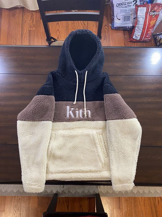 Kith Kith Sherpa Double Pocket Hoodie | Grailed