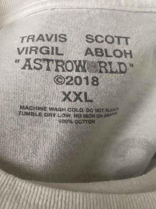 Virgil Abloh x Travis Scott Astroworld Merch Tee