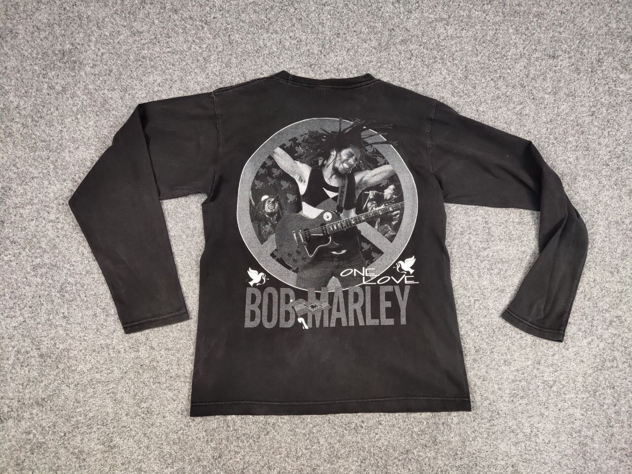 Bob Marley Vintage 90's Bob Marley One Love Long Sleeve All Over Print Size US M / EU 48-50 / 2 - 18 Thumbnail