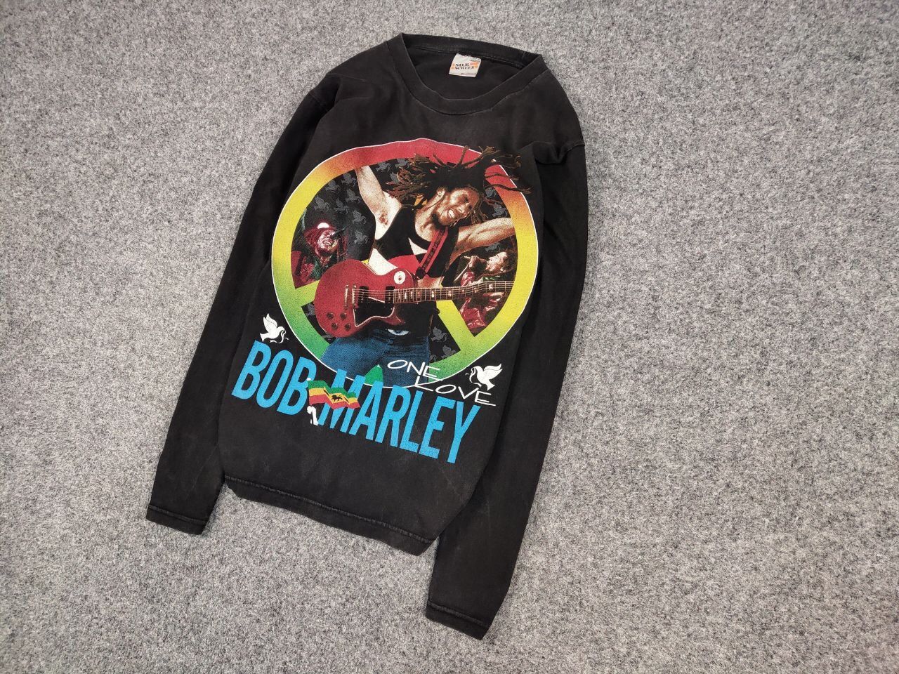 Bob Marley Vintage 90's Bob Marley One Love Long Sleeve All Over Print Size US M / EU 48-50 / 2 - 3 Thumbnail
