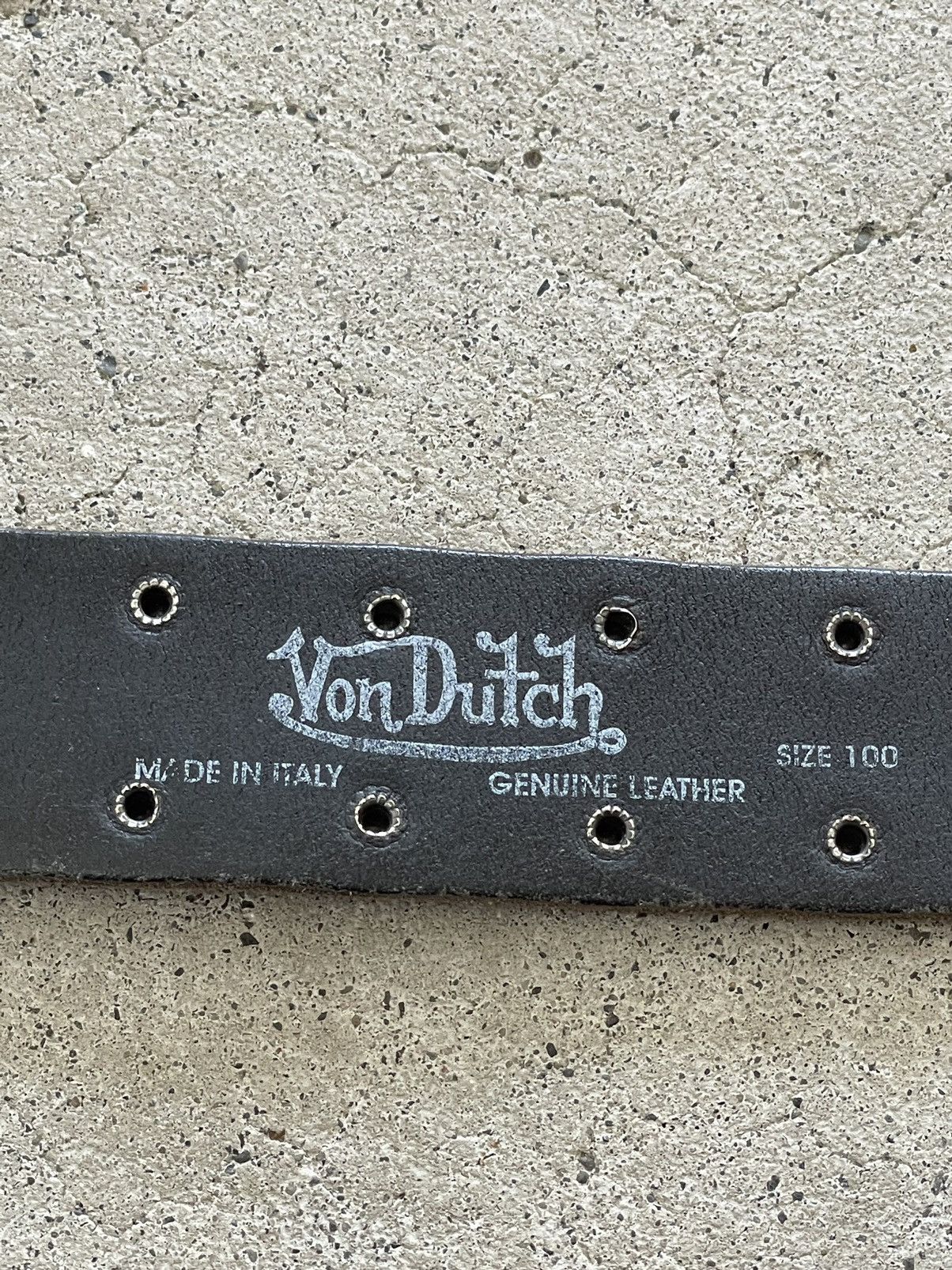 Von Dutch Von Dutch Leather Belt Made In Italy Size 34 - 6 Thumbnail