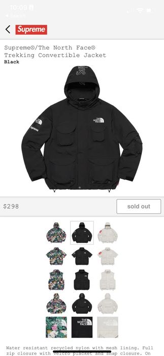 Supreme Supreme The North Face Trekking Convertible Jacket | Grailed