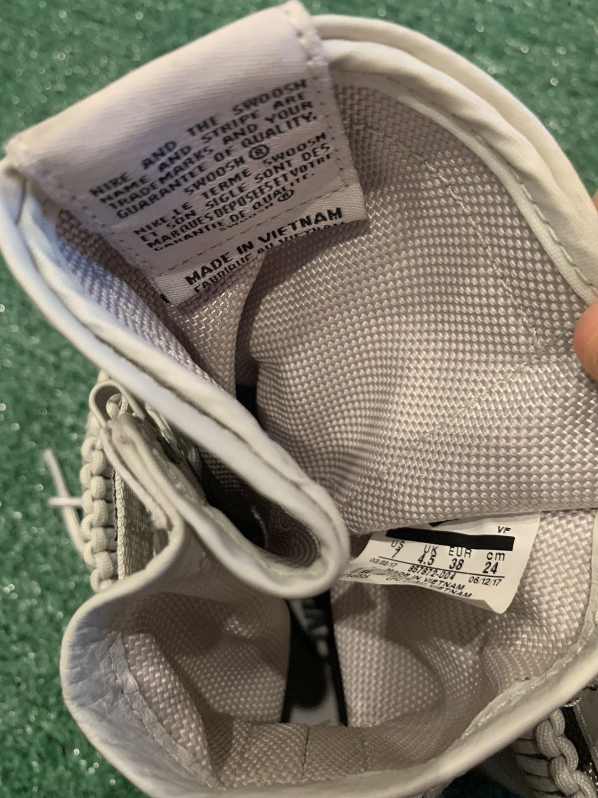 Nike NikeLab Womens WMNS SF AF1 High Sz 7 Bone Size US 7 / IT 37 - 4 Thumbnail