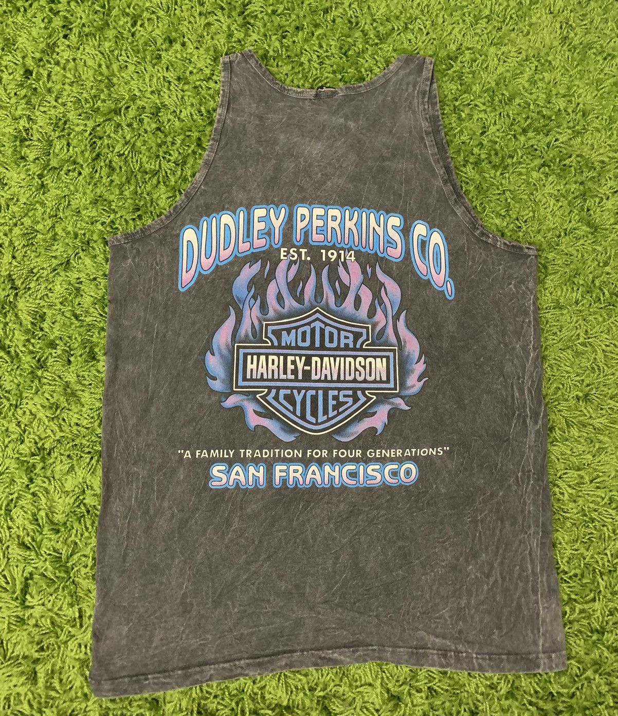 4GSELLER 📌 vintage Harley Davidson Motorcycle Flame Tank Top XL Size US XL / EU 56 / 4 - 1 Thumbnail