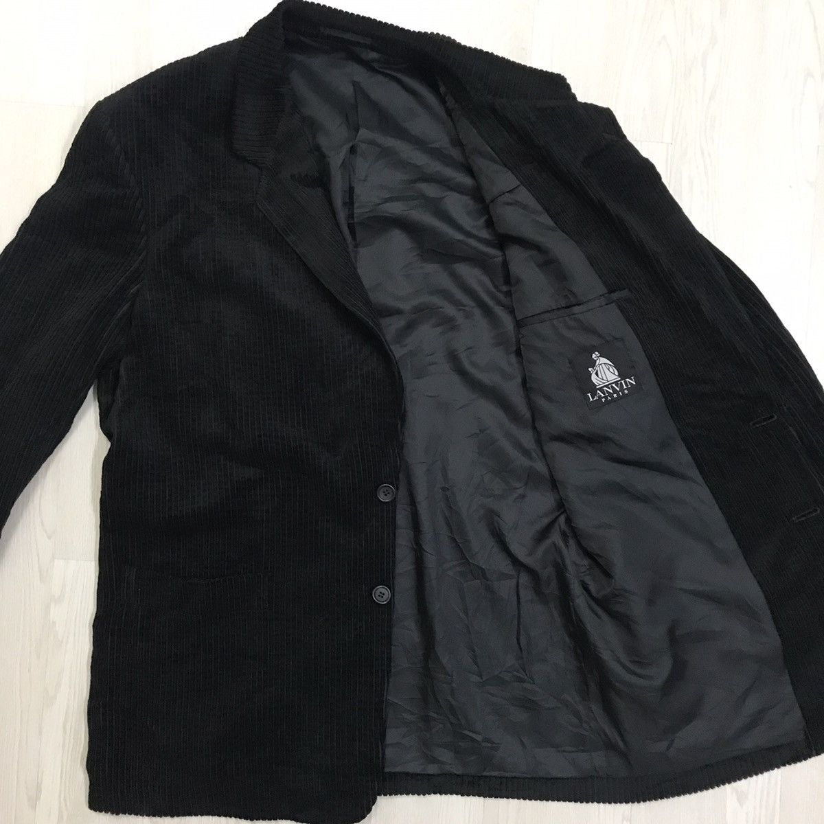 Lanvin × Vintage Vintage Lanvin Paris Corduroy Jacket Corduroy Blazer Size US L / EU 52-54 / 3 - 10 Thumbnail
