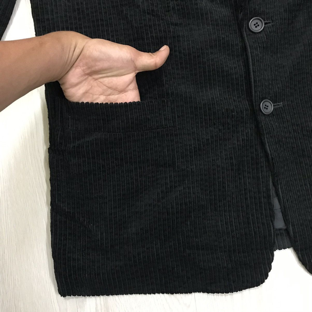 Lanvin × Vintage Vintage Lanvin Paris Corduroy Jacket Corduroy Blazer Size US L / EU 52-54 / 3 - 6 Thumbnail